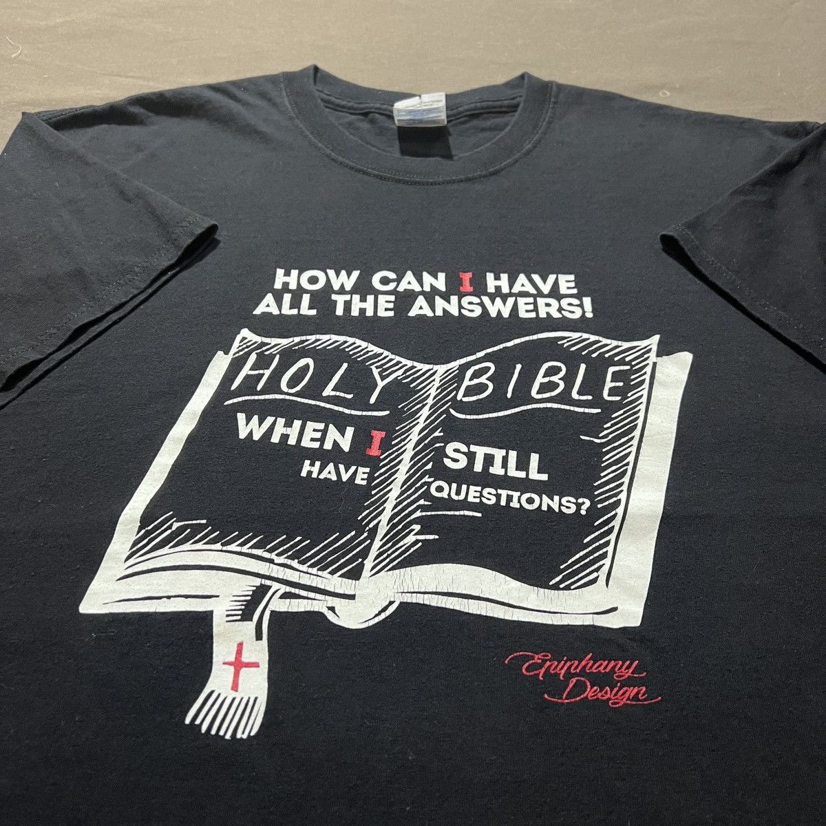 Vintage Vintage Y2K God Jesus Bible Holy Tee L Size US L / EU 52-54 / 3 - 1 Thumbnail
