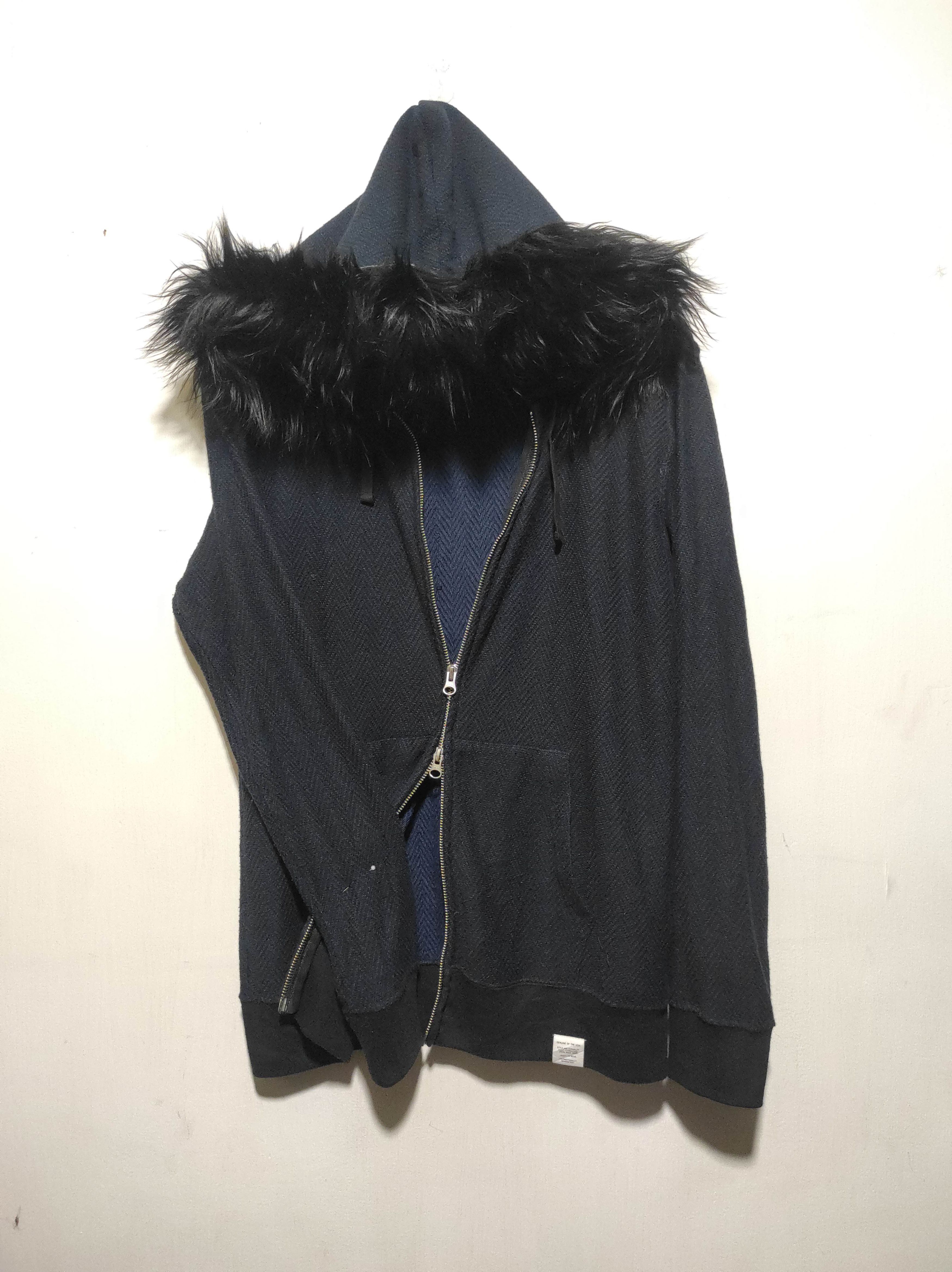 MOUSSY Azul by Moussy Double Zipper Fur Hoodie LGB i6w9 style Size US M / EU 48-50 / 2 - 2 Thumbnail