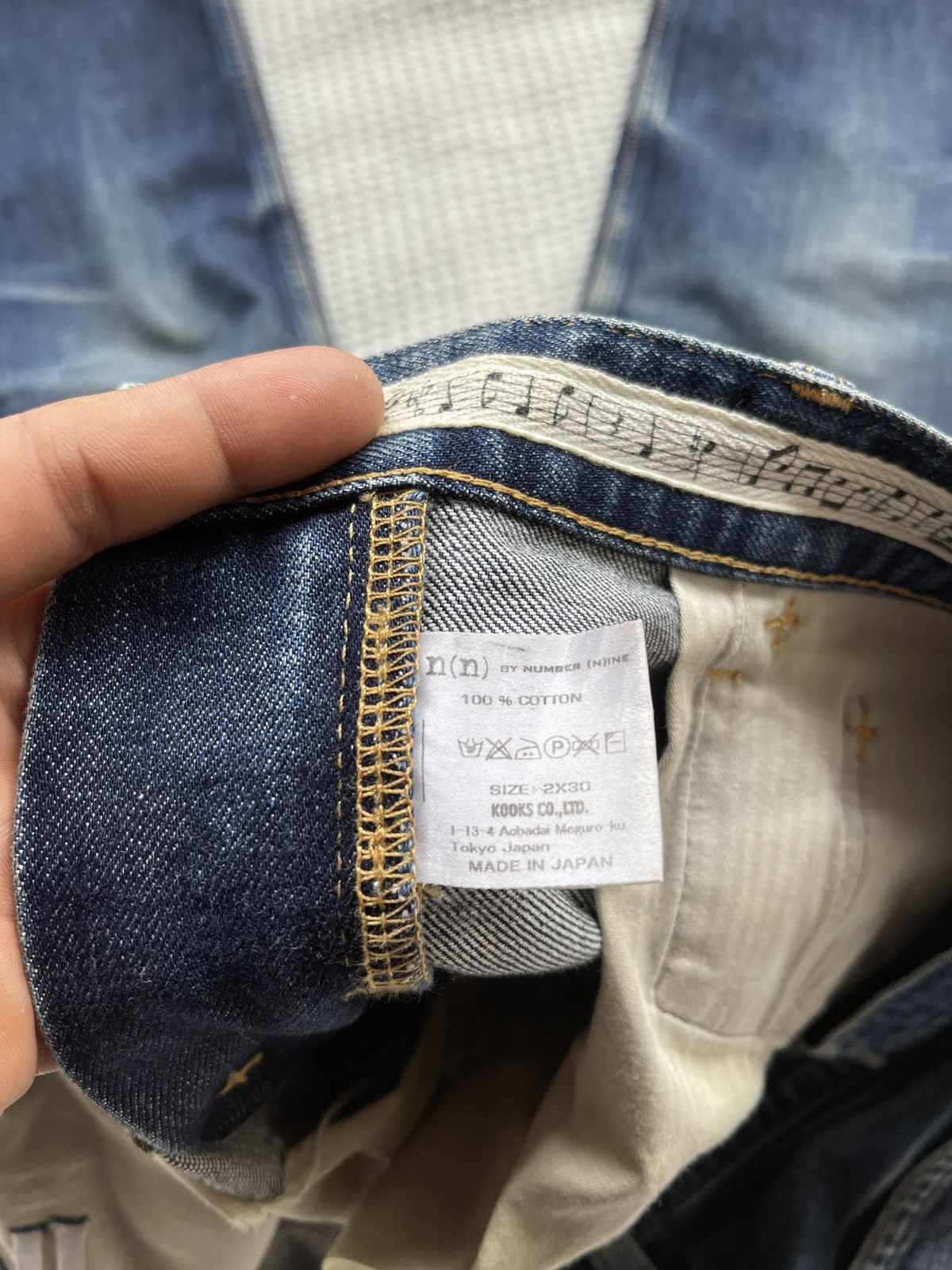Number (N)ine Rare🔥Vintage Number (N)ine Jeans Size US 30 / EU 46 - 11 Thumbnail