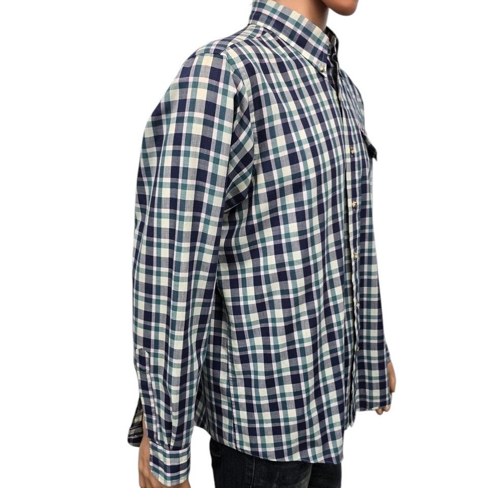 Gant × Vintage GANT Fox Hunt Plaid Shirt Men L Buttoned Pocket Button Down Size US L / EU 52-54 / 3 - 11 Thumbnail