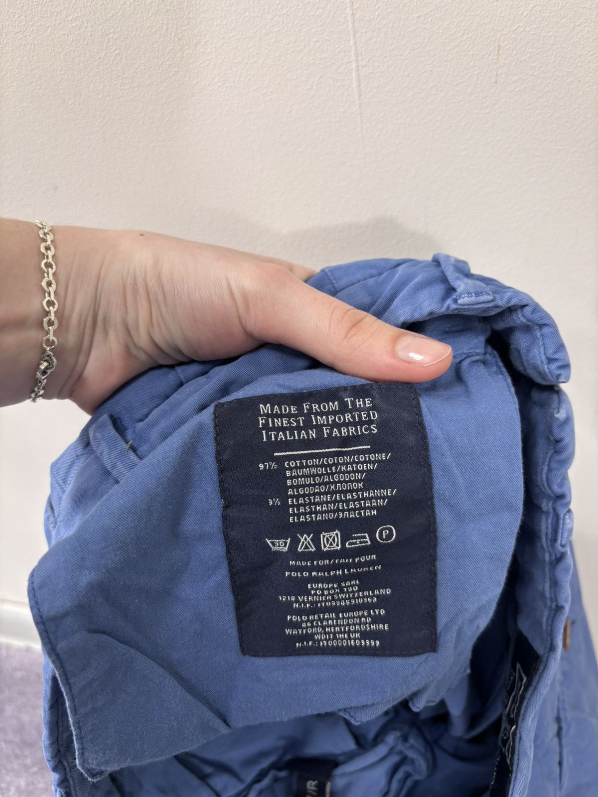 Polo Ralph Lauren Polo Ralph Lauren Men’s Blue Stretch Chino Pants Trousers Size US 31 - 15 Thumbnail