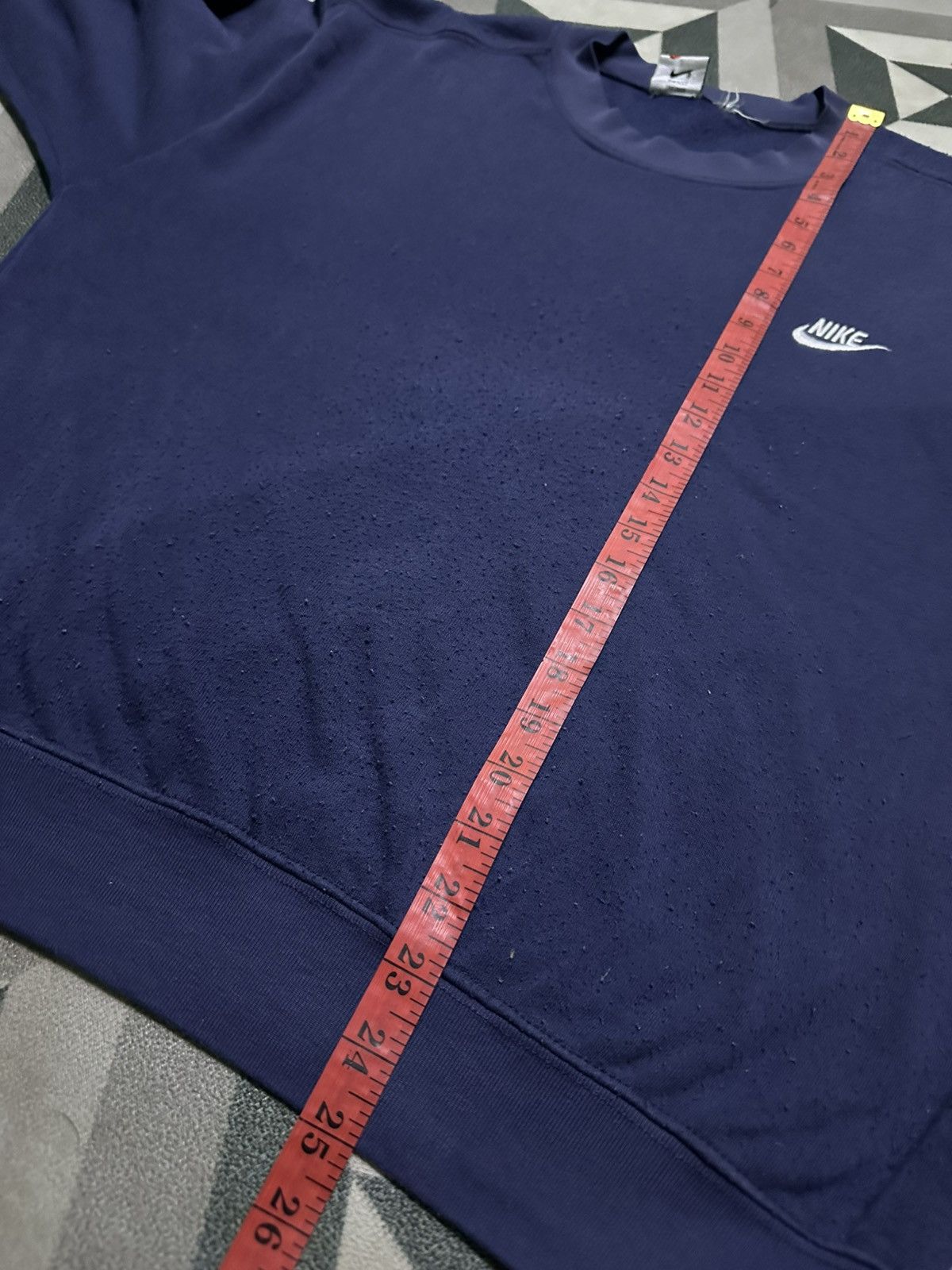 Nike Vintage 90s Nike crew-neck sweatshirt with embroidered logo Size US L / EU 52-54 / 3 - 8 Thumbnail