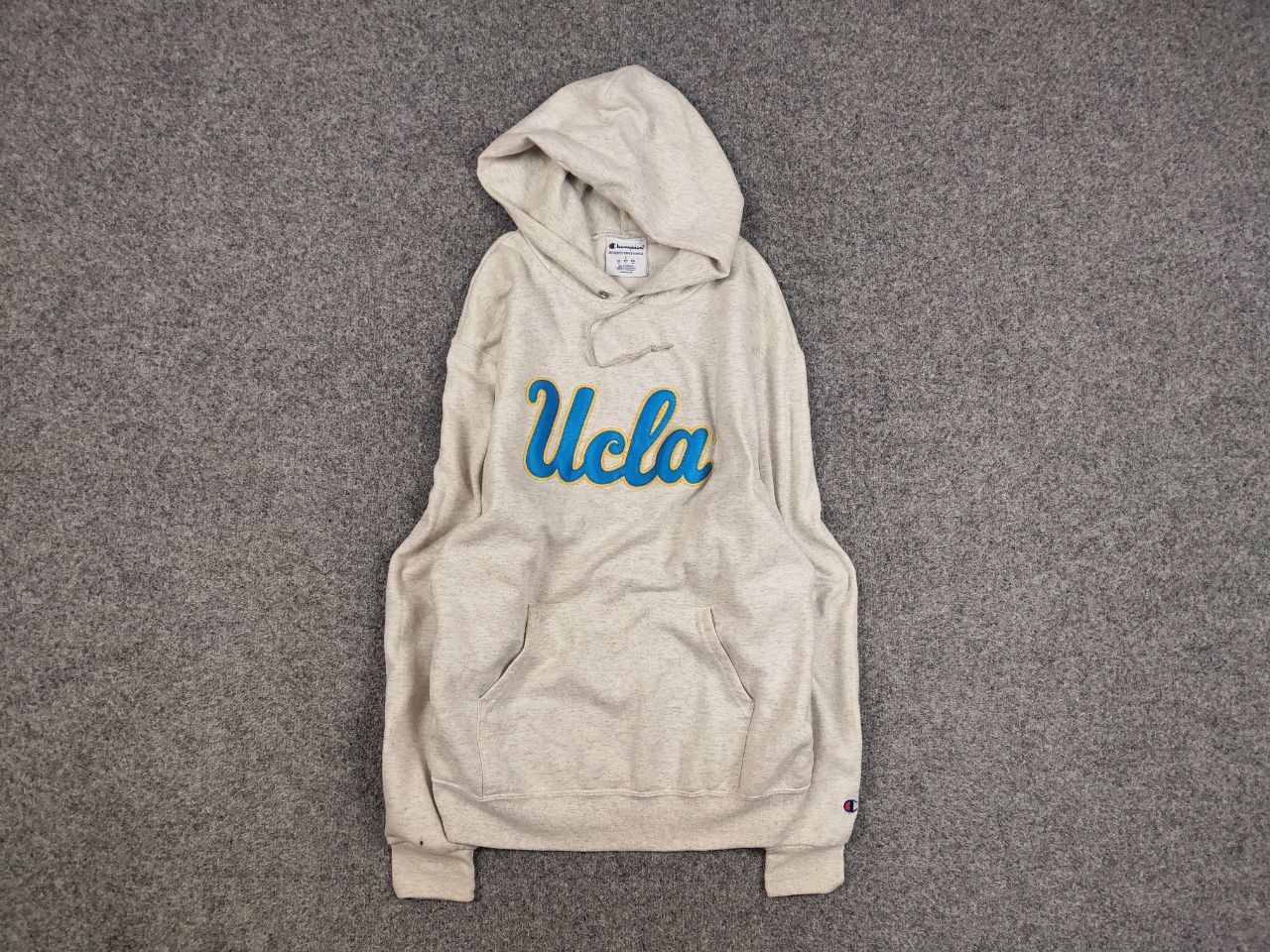 Champion Vintage Champion x Ucla Logo Classic Oversize Gray Hoodie Size US L / EU 52-54 / 3 - 1 Thumbnail