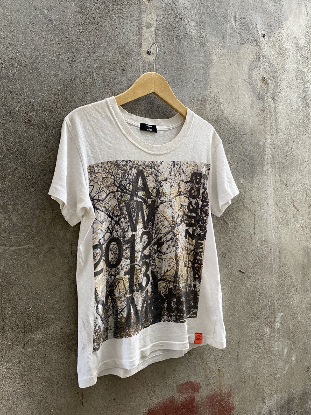 CABANE de ZUCCa × Issey Miyake AW2012-13 METSA CABANE DE ZUCCA, Issey Miyake tshirt white Size US M / EU 48-50 / 2 - 2 Thumbnail