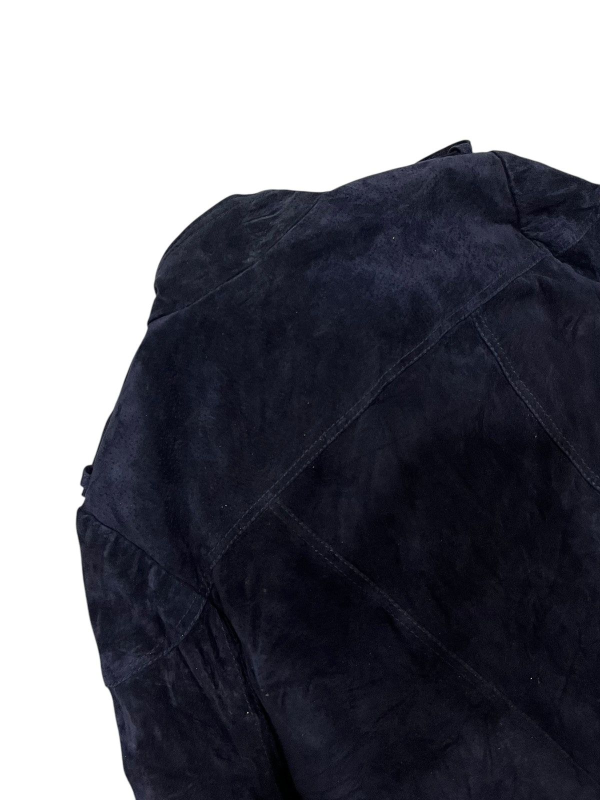 If Six Was Nine MANGO DOUBLE COLLAR IFSIXWASNINE SUEDE ZIPPER BIKER JACKET Size XS / US 0-2 / IT 36-38 - 16 Thumbnail