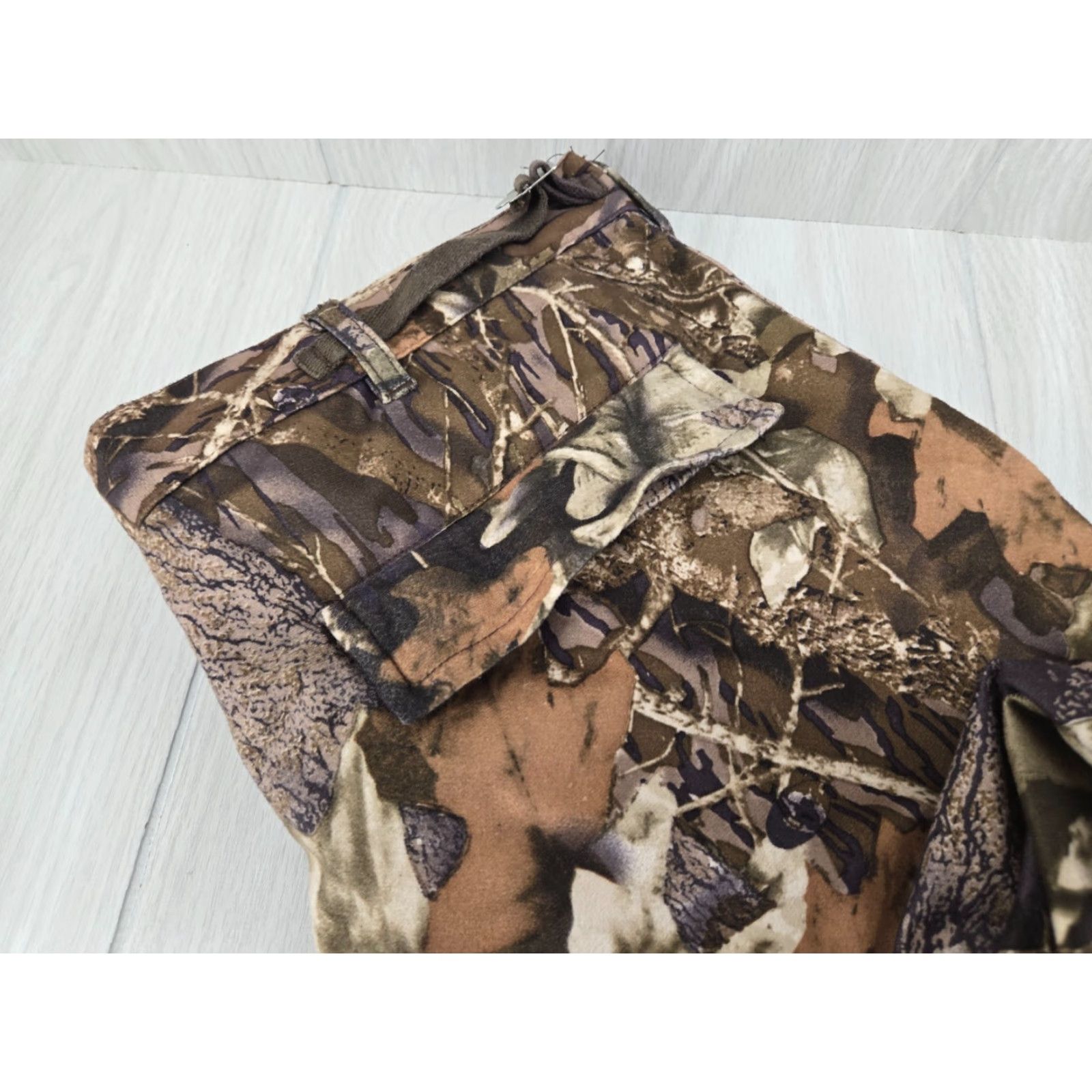 Vintage VINTAGE Master Sportsman Cargo Pants Mens L Mossy Oak Camouflage Polyester Size US 33 - 3 Thumbnail