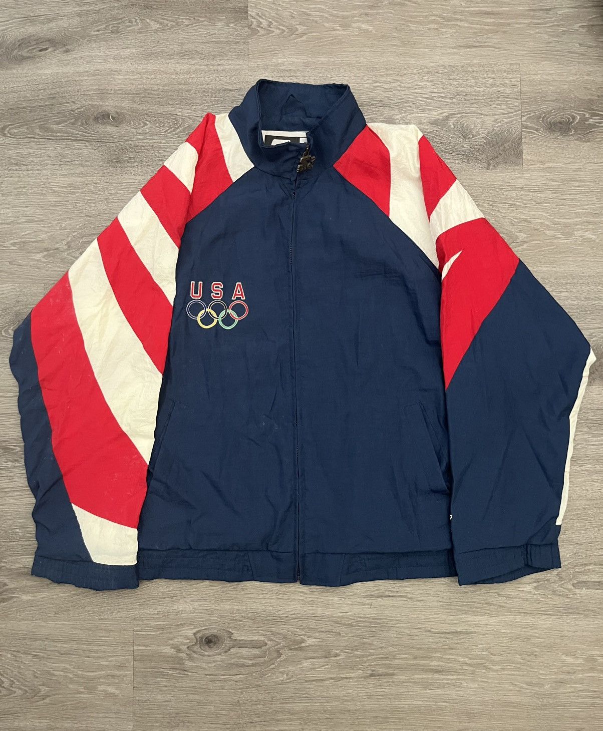 Starter Vintage 1996 Olympics Windbreaker Size US L / EU 52-54 / 3 - 2 Thumbnail