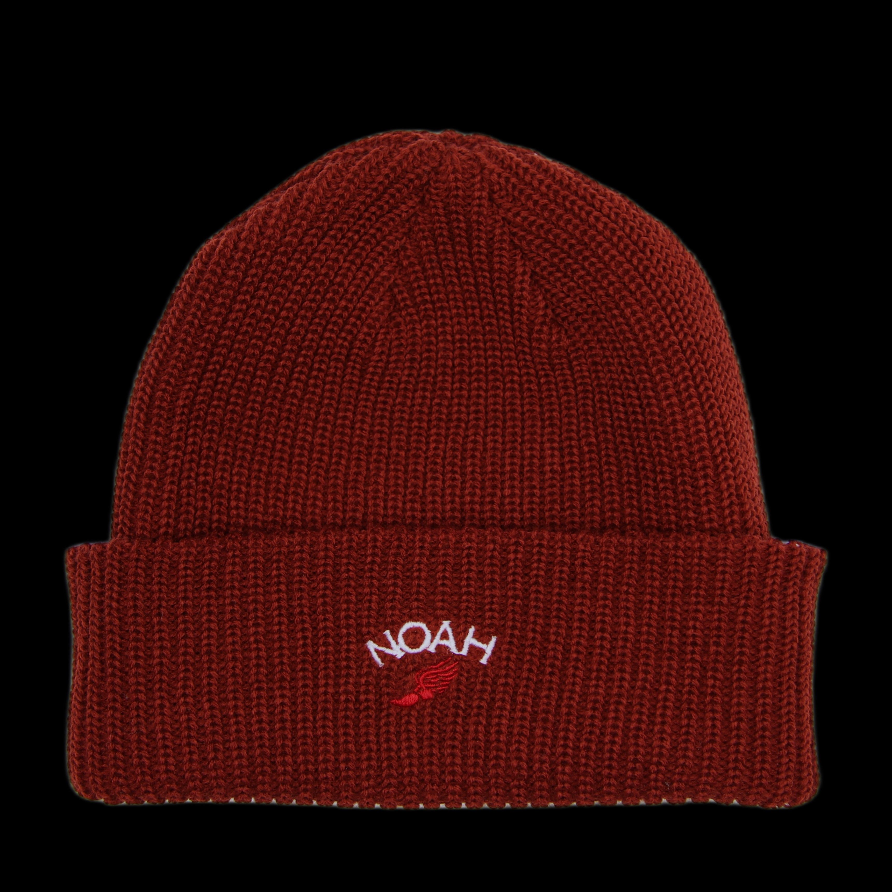 image of Tuque Noah Winged Foot Logo Beanie Maroon, Men's