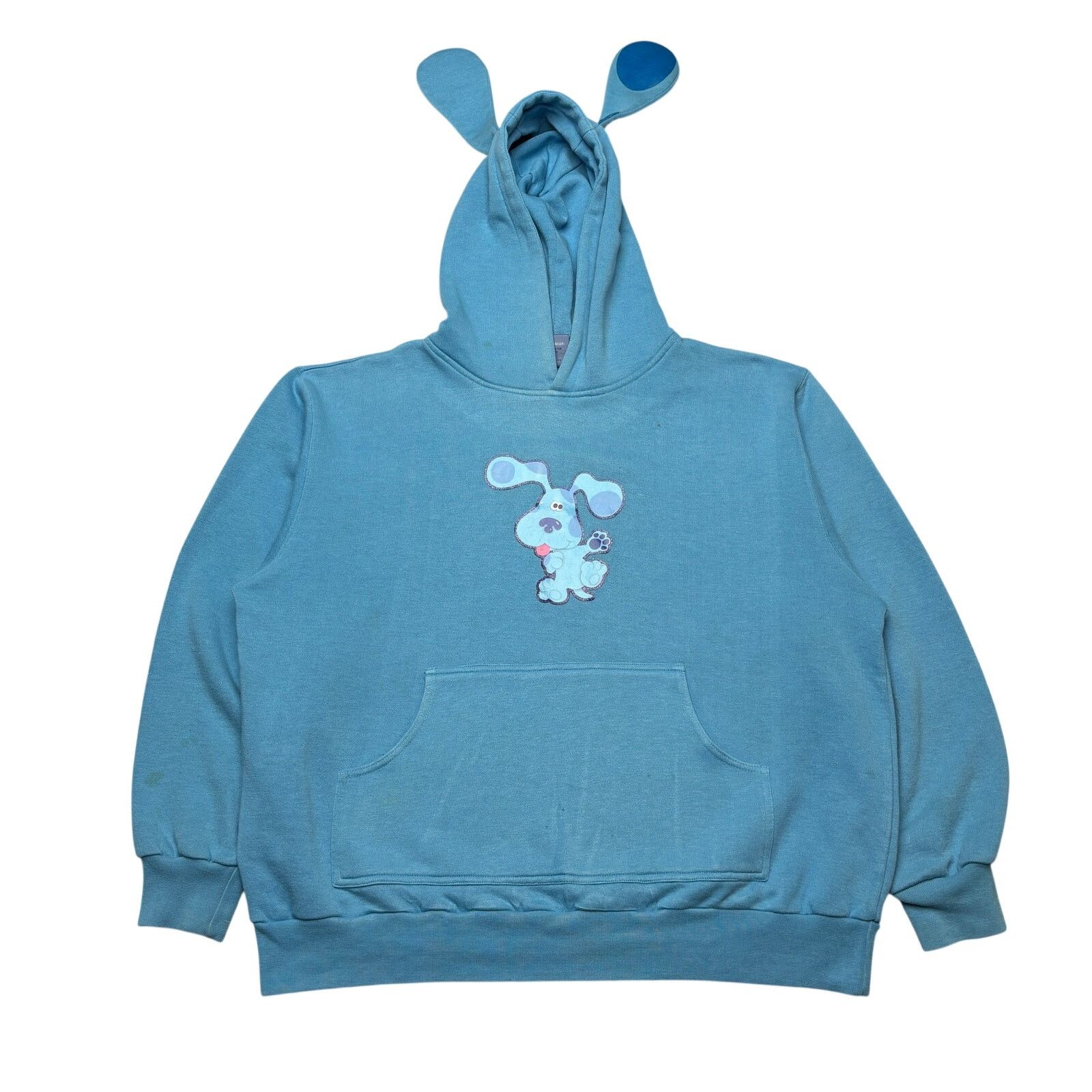 Vintage Vintage 2001 Blues Clues Hoodie Ears Kidcore 2XL RARE Size US XXL / EU 58 / 5 - 1 Thumbnail