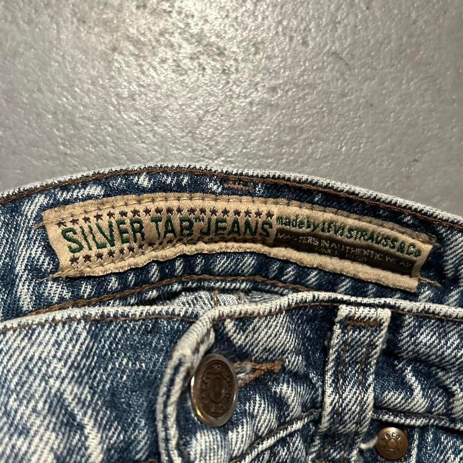 Levi's 90s levis denim jeans made in usa silver tab skinny Size US 28 / EU 44 - 6 Thumbnail