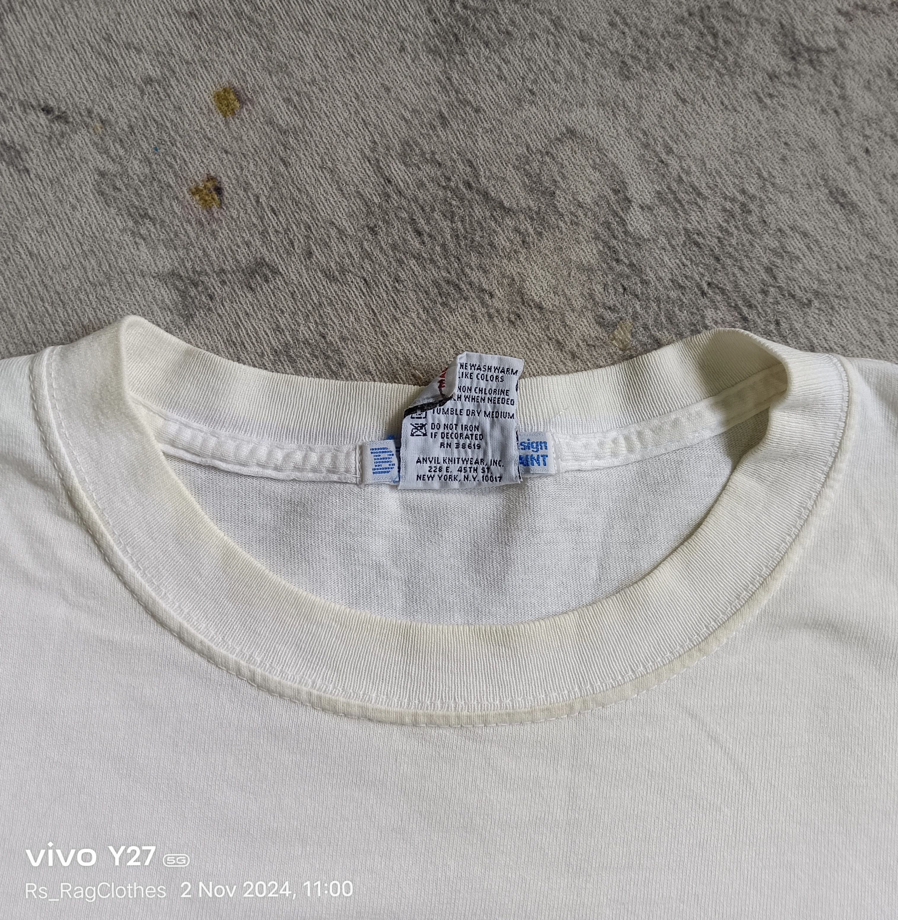 11.11 / eleven eleven Vintage 7 Heaven Tee by Anvil Size US L / EU 52-54 / 3 - 4 Thumbnail