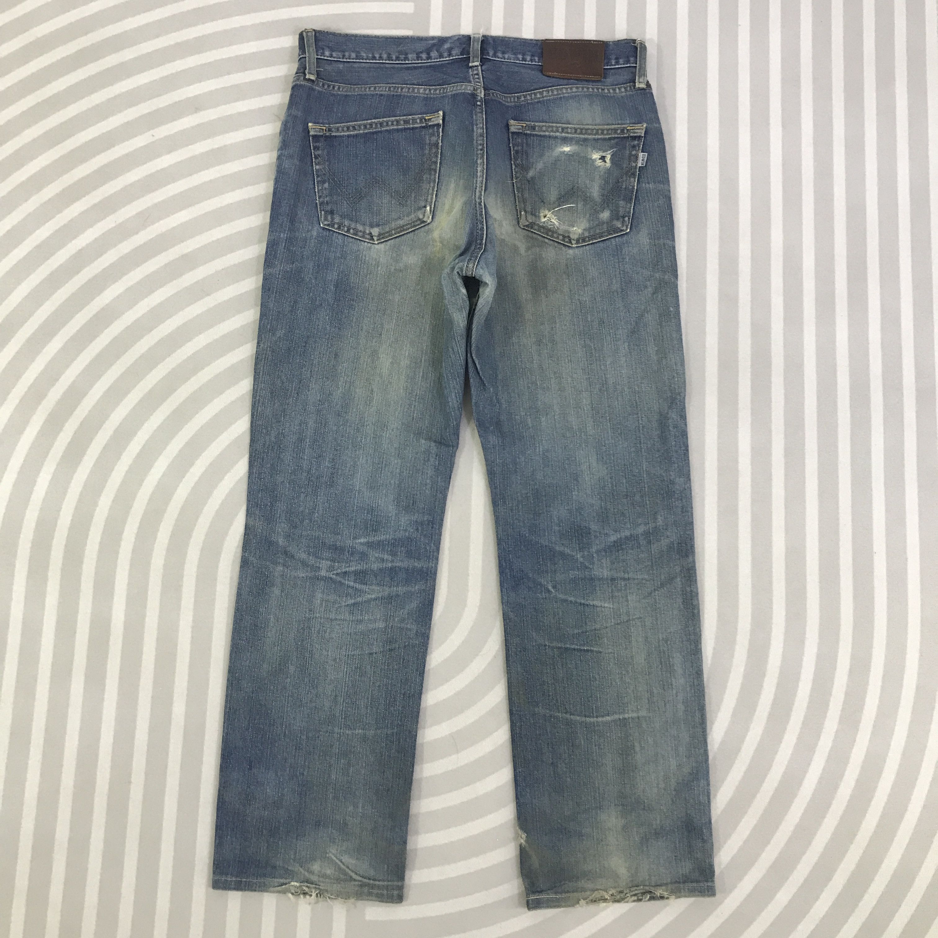 Edwin Vintage Edwin japan distressed denim Jeans pants K129B16 Size US 32 / EU 48 - 4 Thumbnail