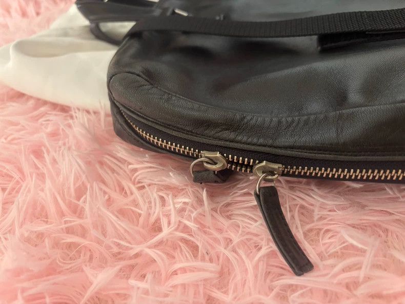 Helmut Lang HELMUT LANG size os Leather backpack/lunch bag for fall/win Size ONE SIZE - 7 Thumbnail