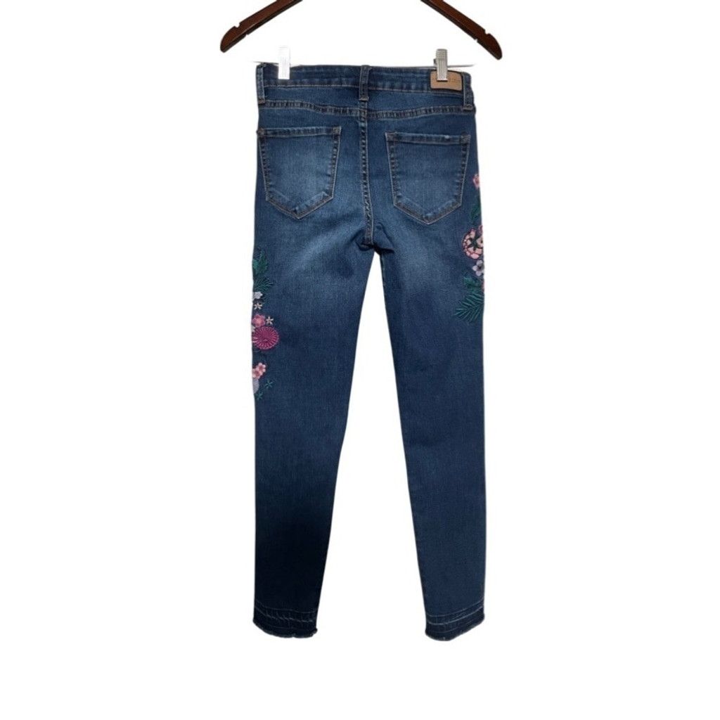 Aeropostale AEROPOSTALE Floral Embroidered Jeans Women’s Size 0. Size 25" / US 0 / IT 36 - 15 Thumbnail