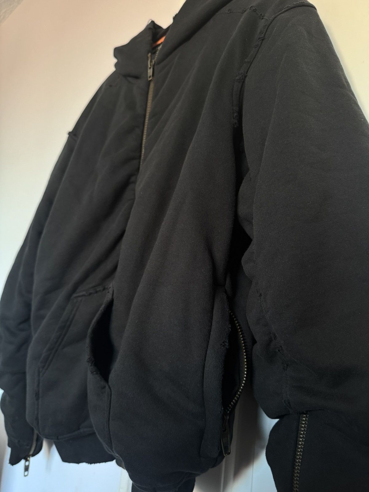 Balenciaga BALENCIAGA AW22 SPORTY B BOMBER HOODIE JACKET Size US XS / EU 42 / 0 - 3 Thumbnail