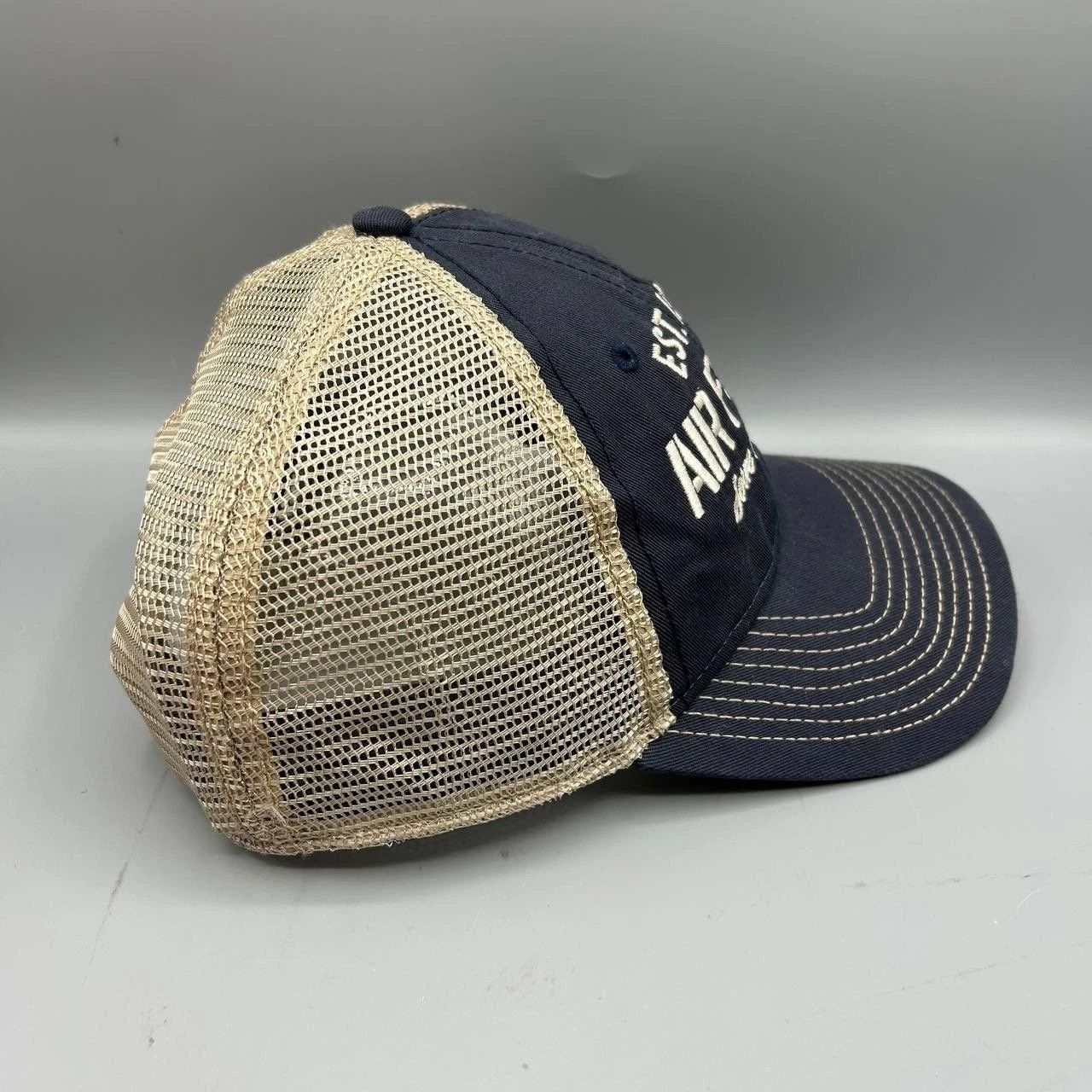 The Game Air Force Trucker Hat Men Blue Embroidered Snap Back Size ONE SIZE - 6 Thumbnail