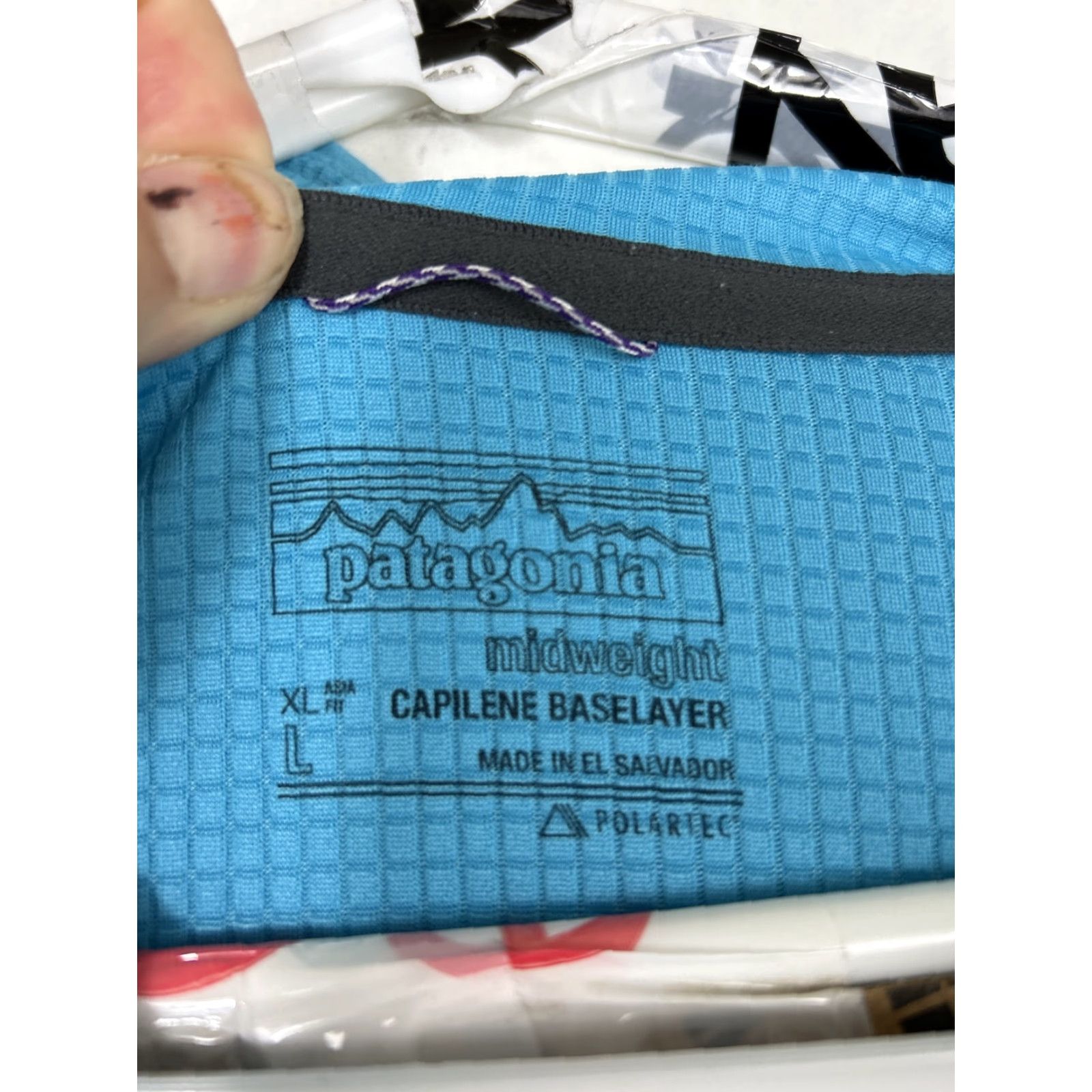 Patagonia Patagonia Capilene Baselayer Midweight Polartec 1/2 Zip Top Womens L blue Mock Size L / US 10 / IT 46 - 7 Thumbnail