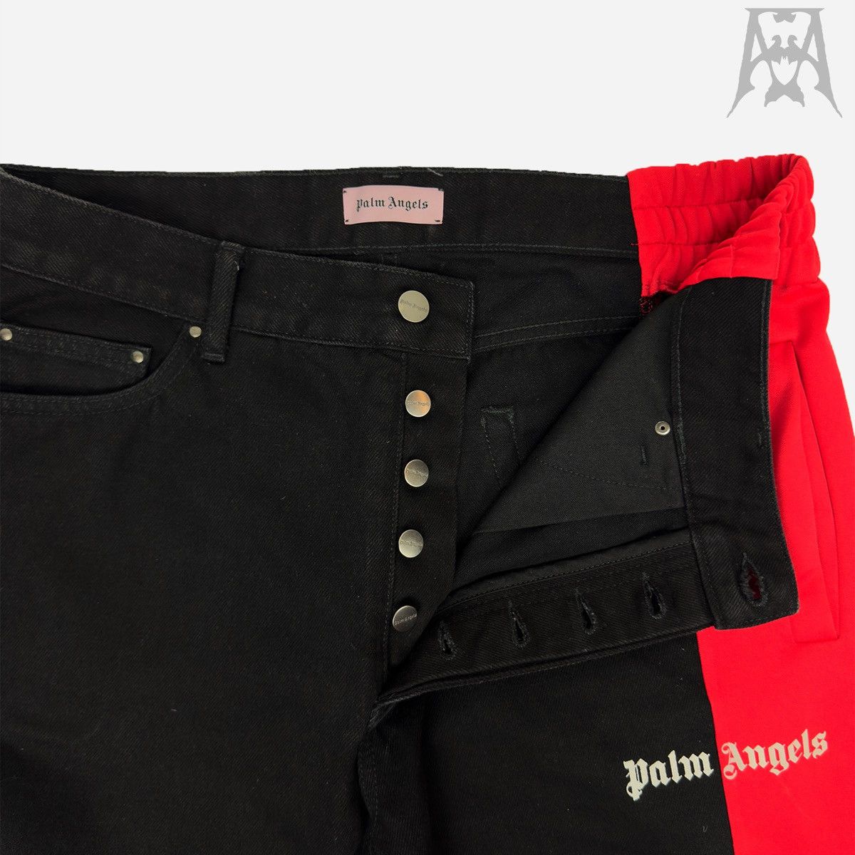 Palm Angels Palm Angels 3/4 Denim Track Pants Size US 32 / EU 48 - 3 Thumbnail