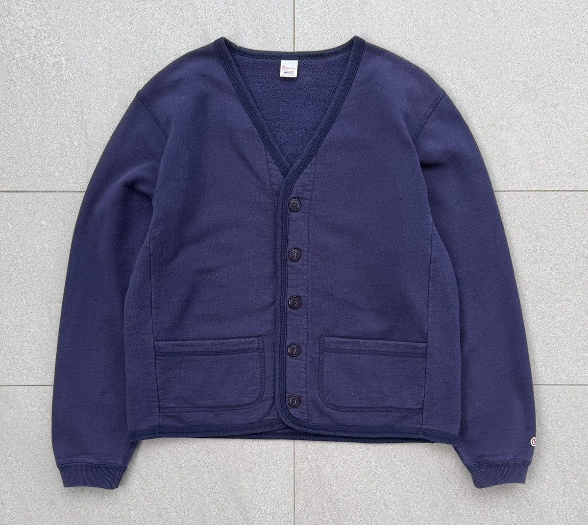 Sugar Cane Vintage Cheswick Sports Wear Cardigan Navy By Sugar Cane Size US M / EU 48-50 / 2 - 2 Thumbnail