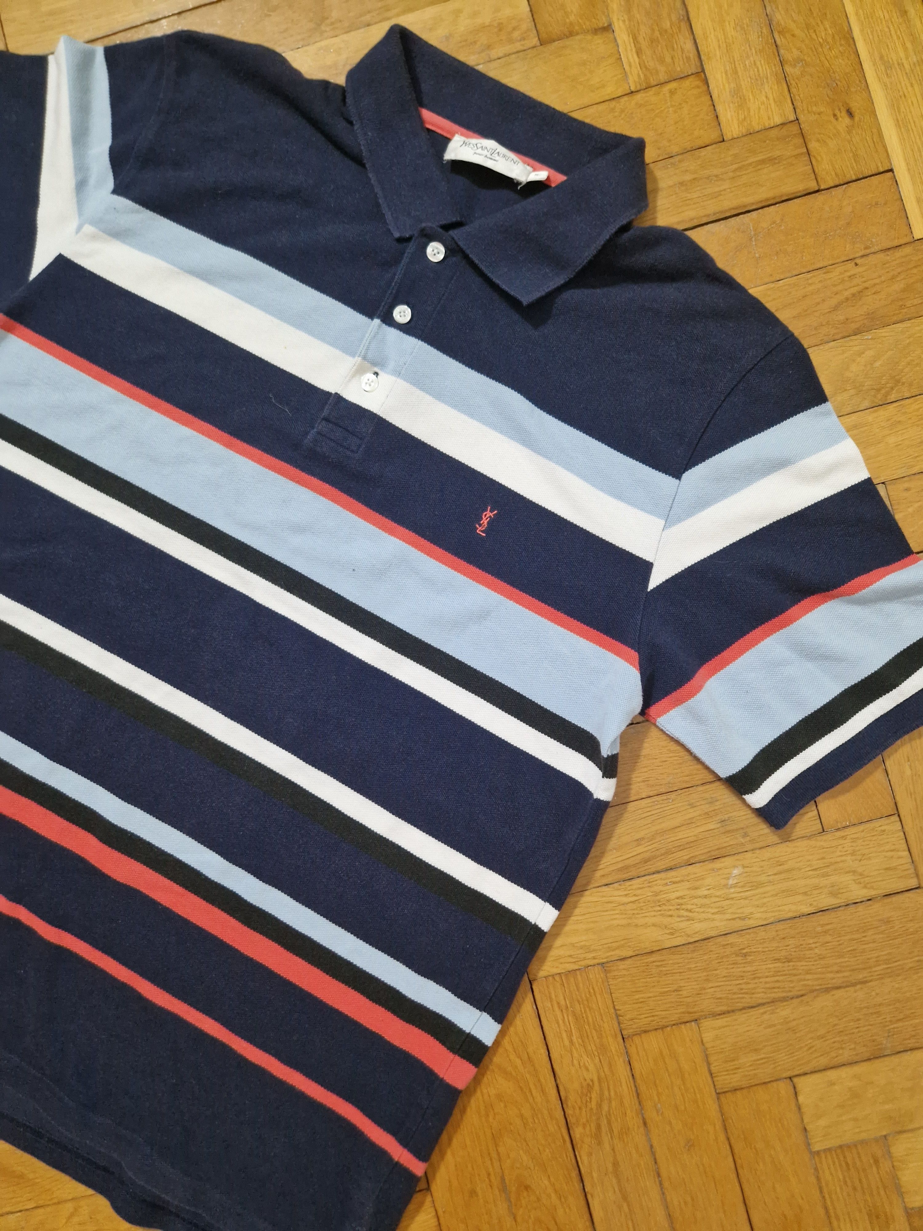 Yves Saint Laurent Yves Saint Laurent YSL vintage polo shirt Size US L / EU 52-54 / 3 - 2 Thumbnail