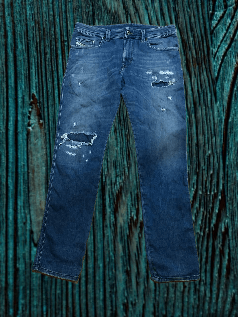 Diesel Diesel Thavar Denim Sweatpants Straight Distressed Jeans Size US 32 / EU 48 - 1 Thumbnail