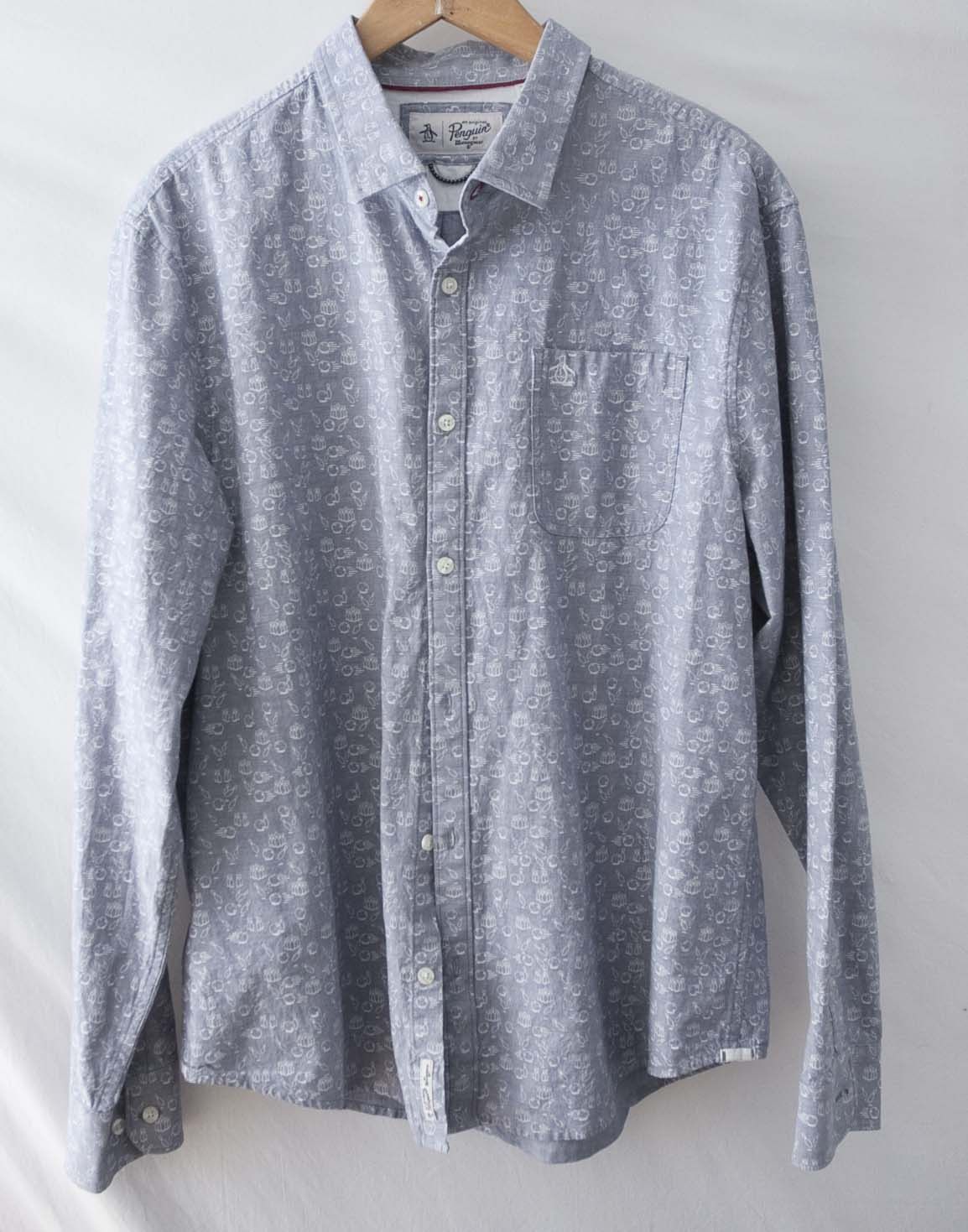 Original Penguin Penguin by Munsingwear Shirt Size XL Bowling Blue Size US XL / EU 56 / 4 - 2 Thumbnail
