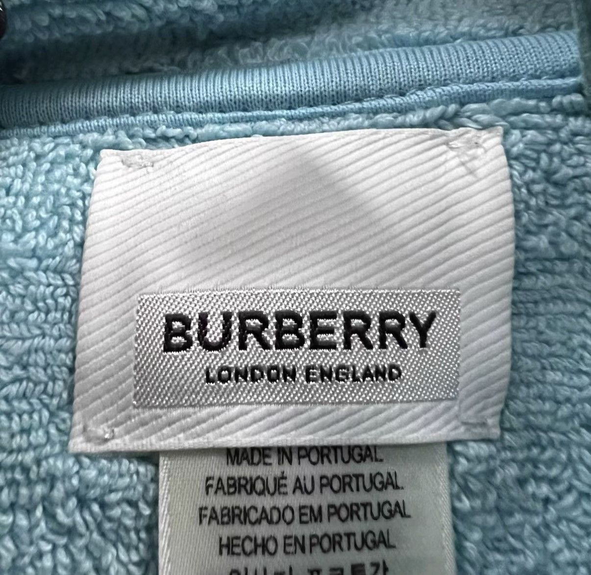 Burberry Burberry Light Blue Towel Cape J41 Size US S / EU 44-46 / 1 - 3 Thumbnail