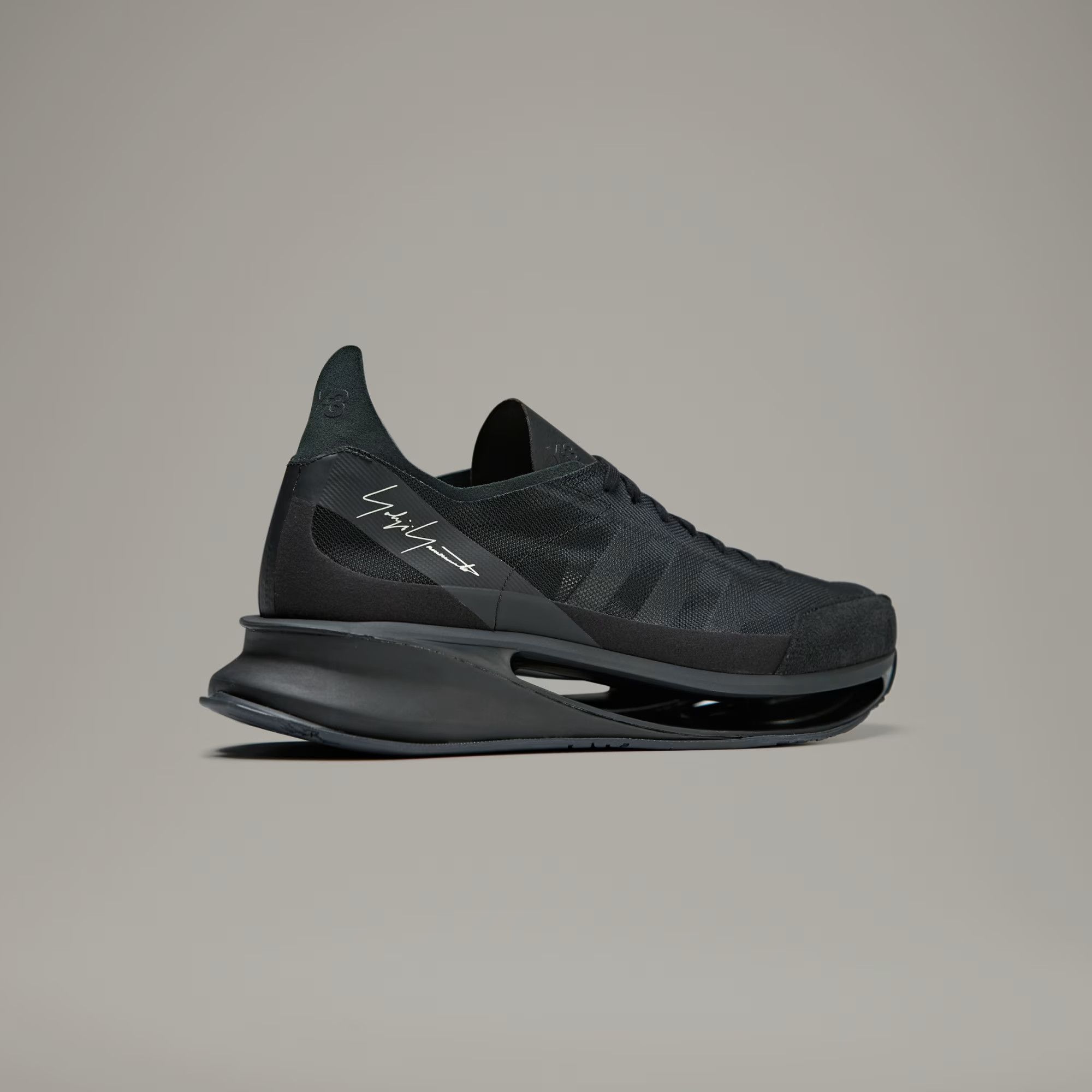 Adidas × Y-3 o1mle0426 Unisex Gendo Run Low-Top Sneakers in Black Size US 12.5 / EU 45-46 - 5 Thumbnail