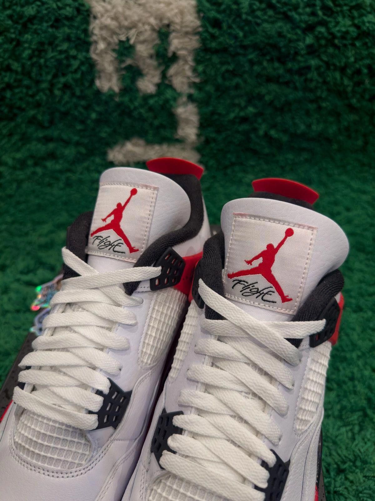 Jordan Brand Jordan 4 Retro Red Cement Size US 10 / EU 43 - 8 Thumbnail
