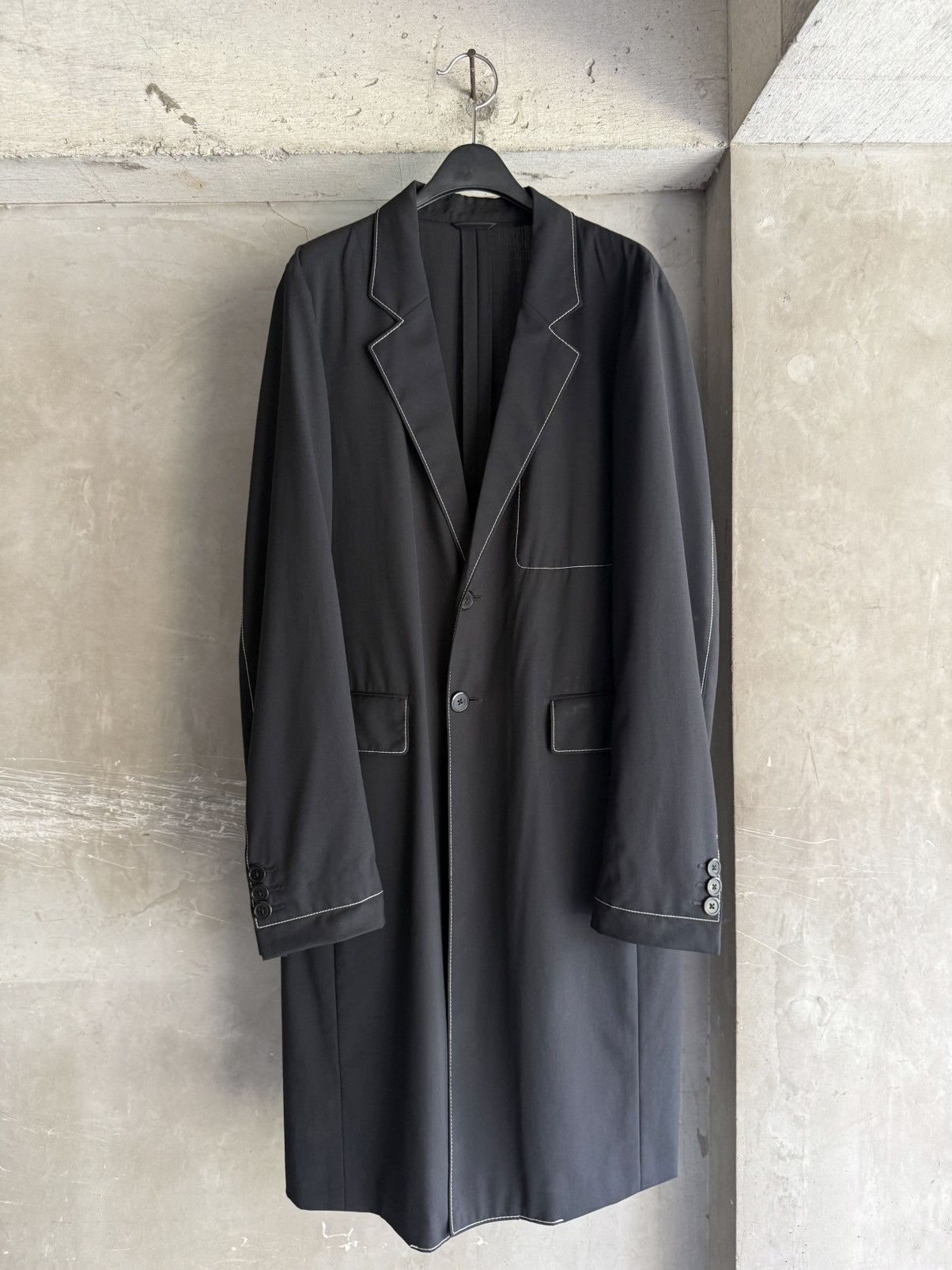 Prada PRADA 15SS STITCHED CHESTERFIELD COAT Size US S / EU 44-46 / 1 - 1 Thumbnail