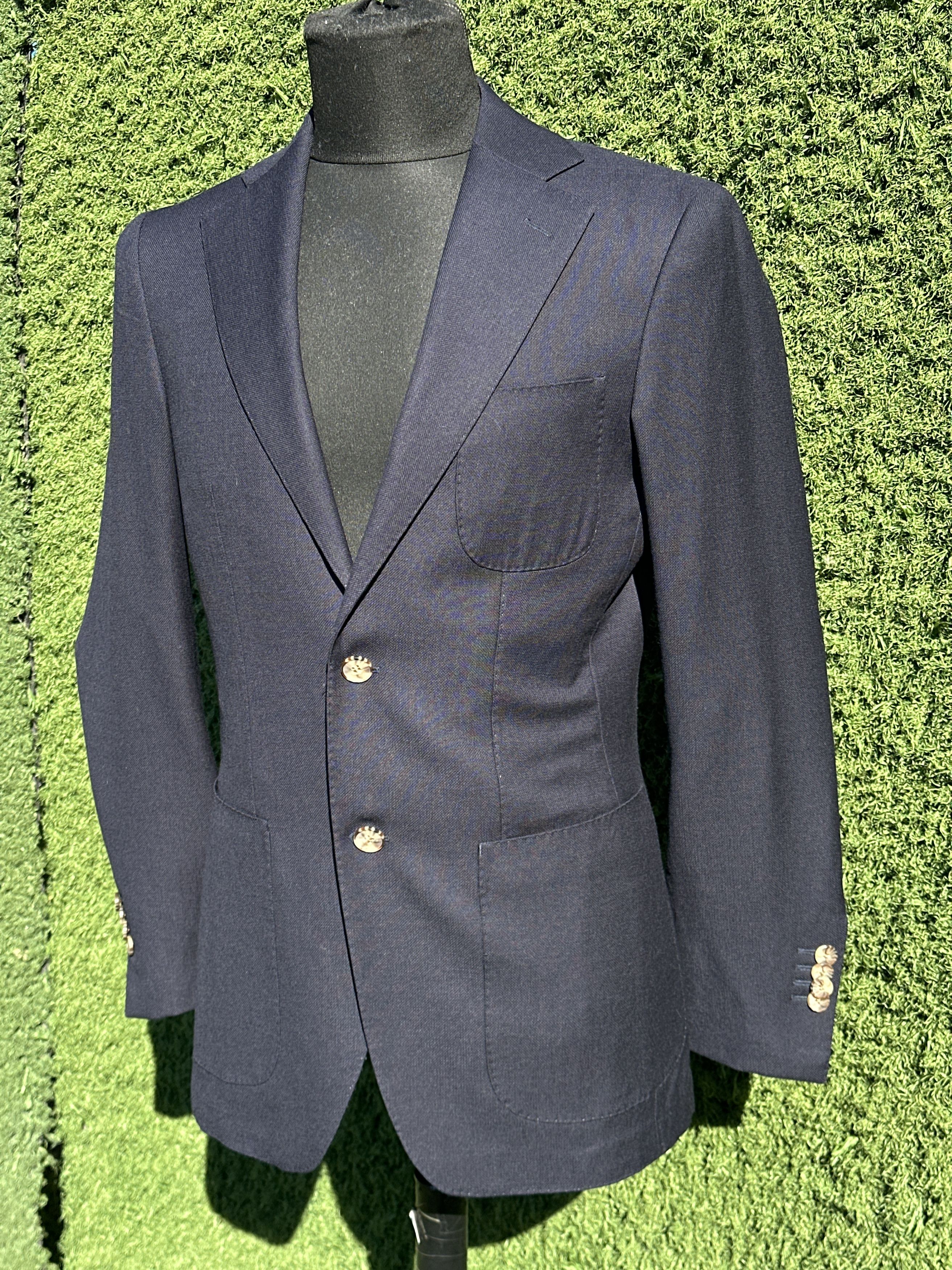 Suitsupply Suitsupply Havana Super 130s Wool Patch Blazer 46 Slim Size 46S - 2 Thumbnail