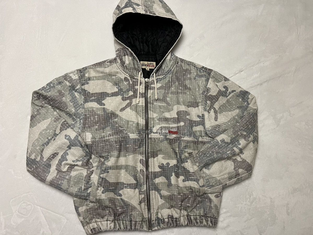 Stussy Stussy Camo canvas needlepunch work jacket Size US M / EU 48-50 / 2 - 1 Thumbnail