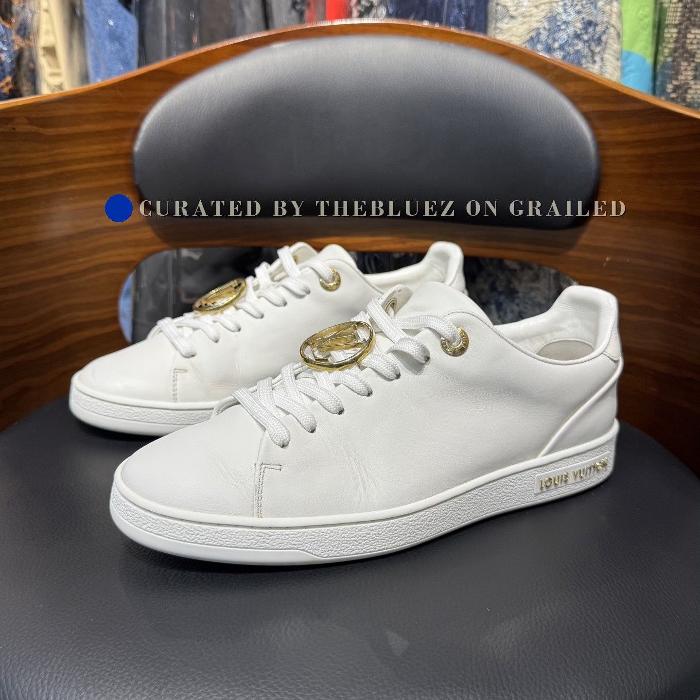 Louis Vuitton LV White Platinum Ring Decor Shoes Size US 4.5 / IT 34.5 - 1 Thumbnail