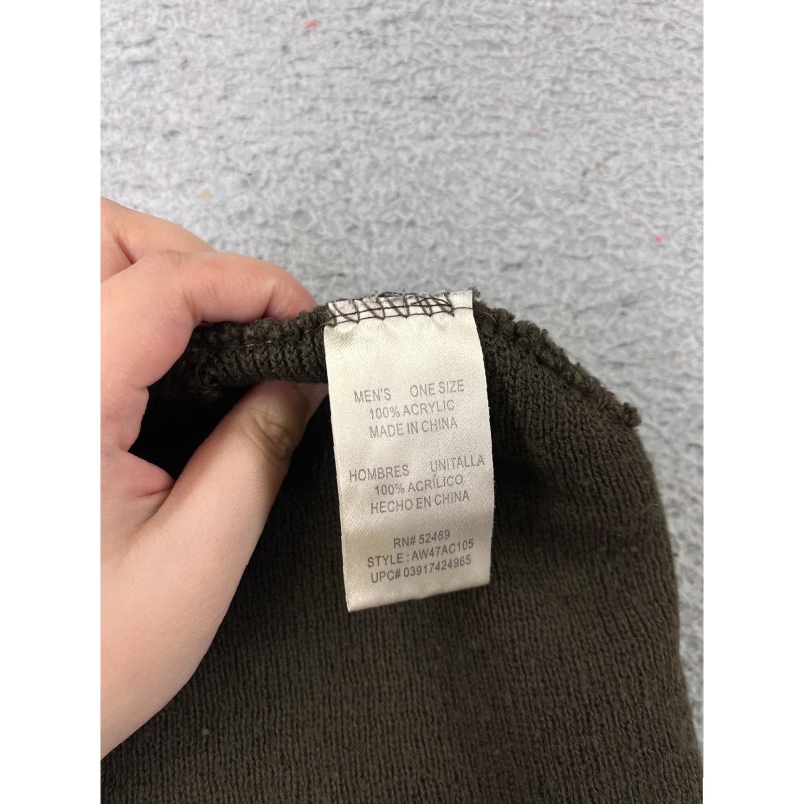 Walmart Walmart Beanie Adult One Size Brown Knit Acrylic Winter Snow Ski Outdoors Mens Size ONE SIZE - 5 Thumbnail