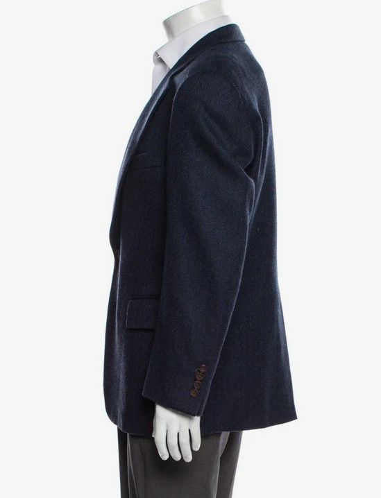 Paul Stuart Paul Stuart Lambswool Blazer 40S Navy Size 40S - 2 Thumbnail