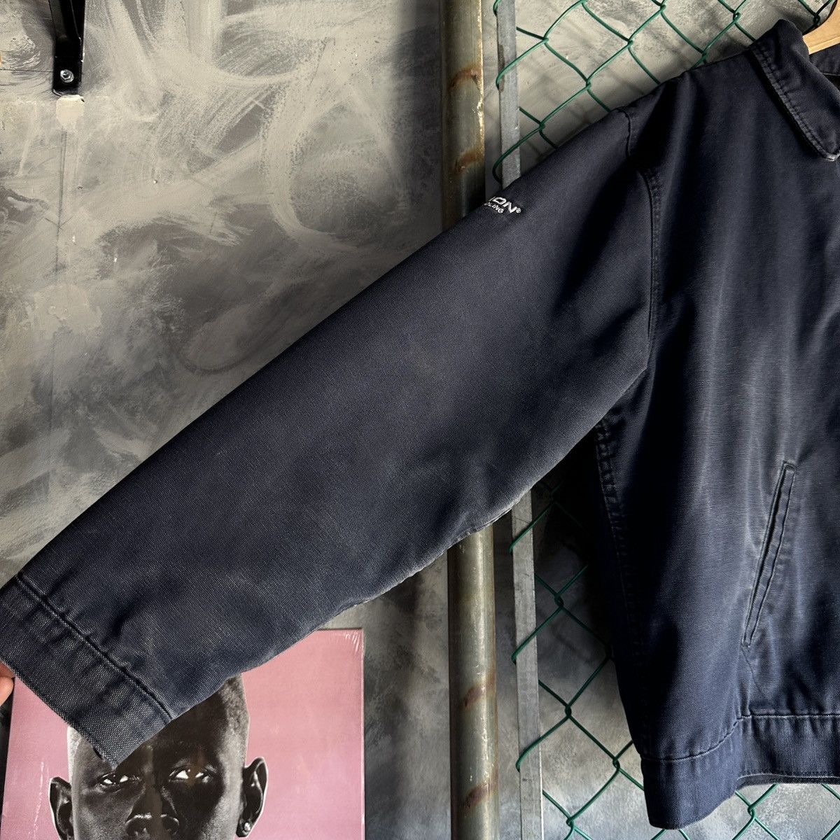 Dickies Vintage Dickies Jacket Navy Blue Detroit Jacket Faded Size US XXL / EU 58 / 5 - 3 Thumbnail