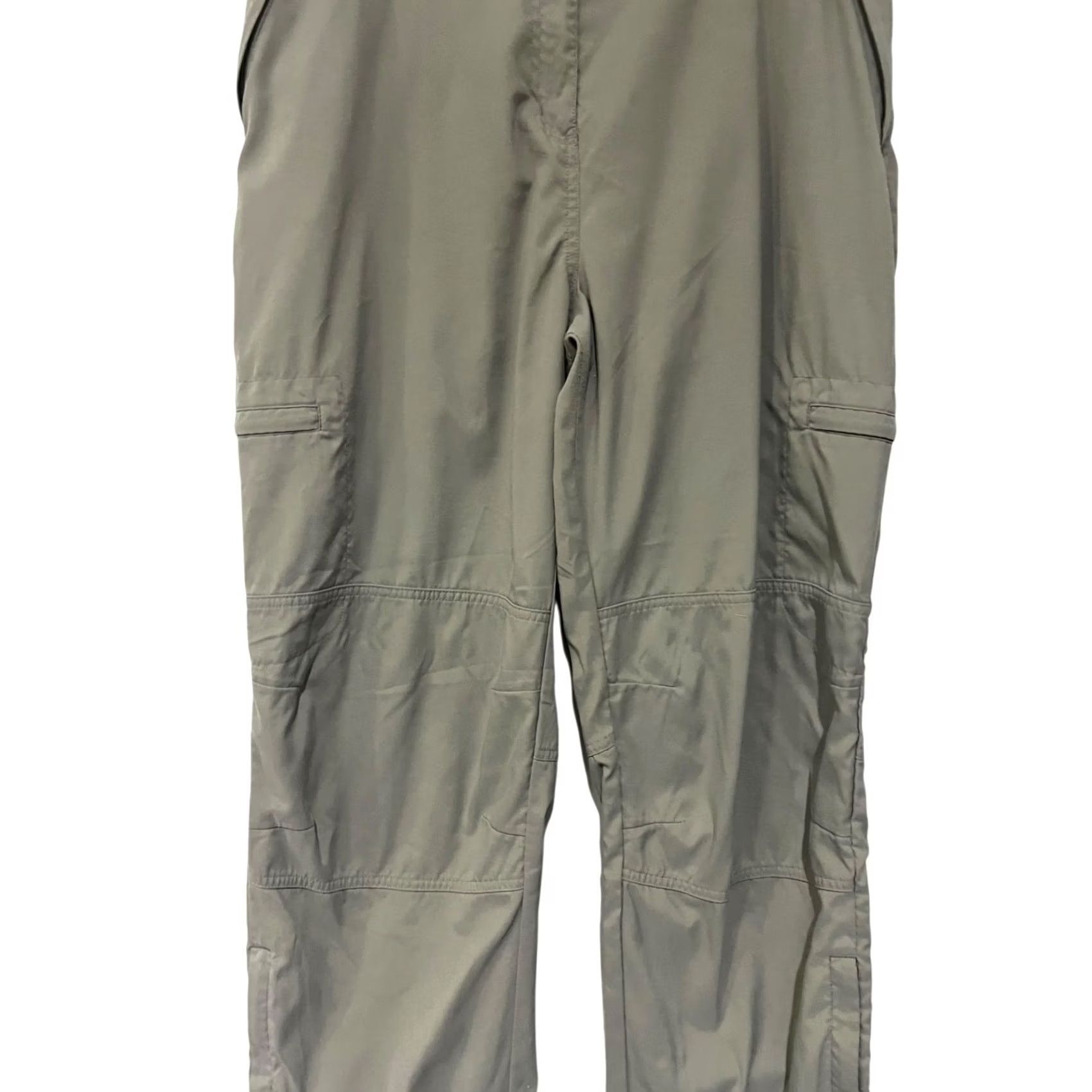 Vintage VINTAGE L.L.Bean Pants Womens 35x29 Gray Nylon Belted Outdoor Hiking Chino 16 Tall Women's Pants Mens? Size 38" / US 16 / IT 52 - 4 Thumbnail