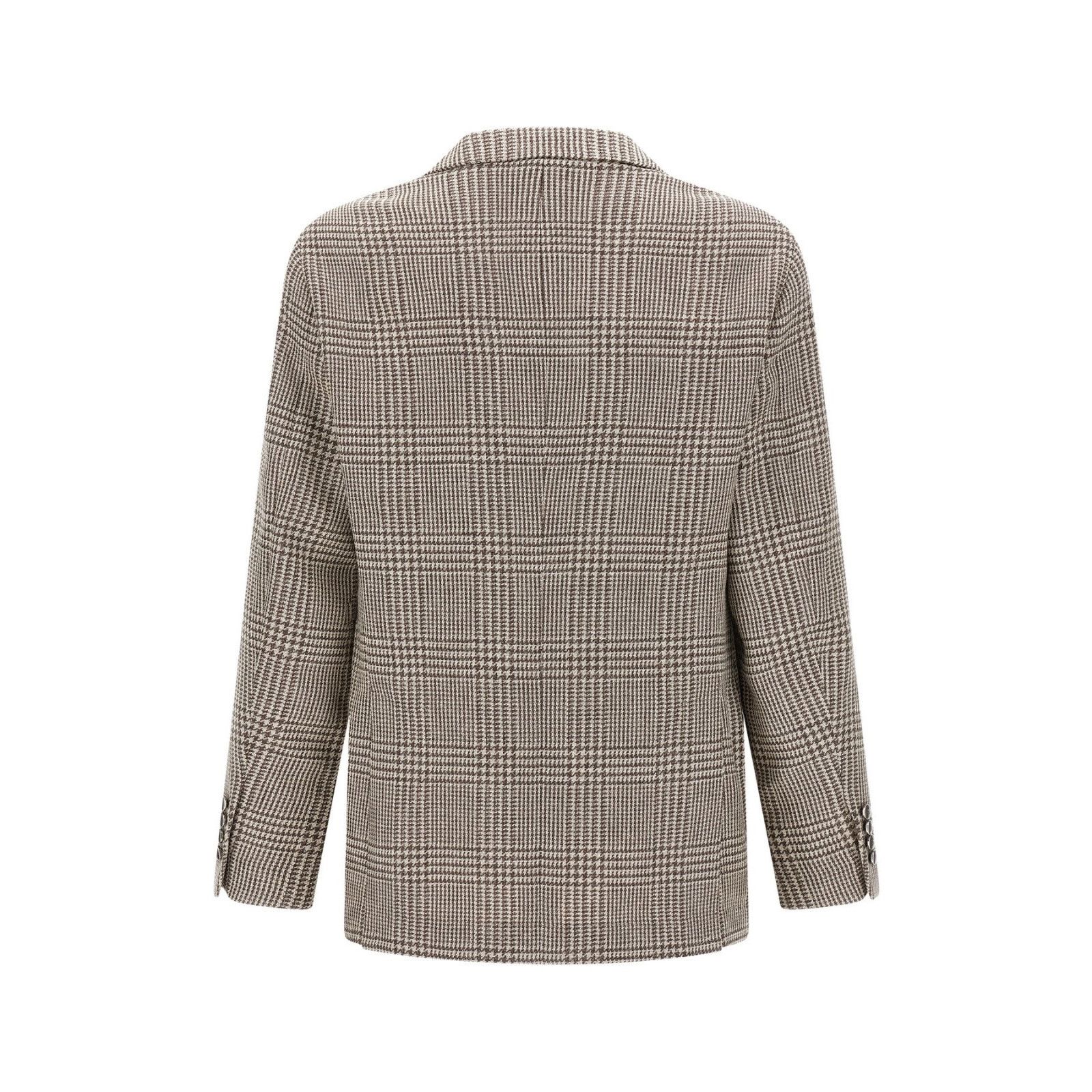 Brunello Cucinelli BRUNELLO CUCINELLI Multicolor Wool/Silk Blazer New & Authent Size US M / EU 48-50 / 2 - 2 Thumbnail
