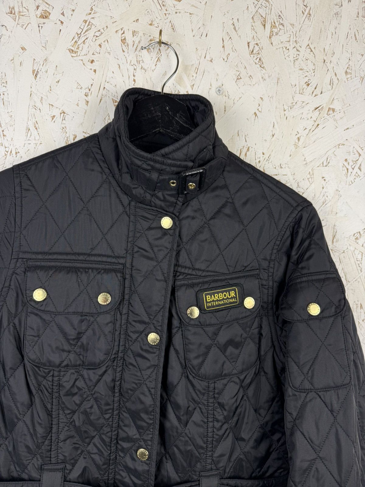 Barbour Barbour International Quilted Jacket In Black EU 36 US 6 Size M / US 6-8 / IT 42-44 - 2 Thumbnail