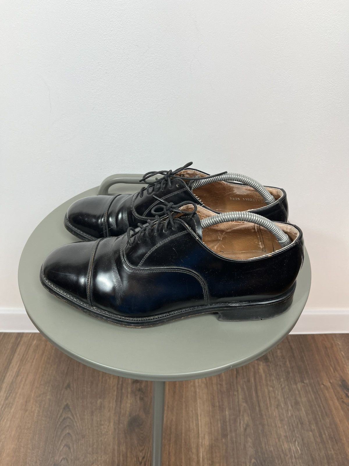Other James Mark Black Leather Cap Toe Oxford Shoes Men US 10 Size US 10 / EU 43 - 4 Thumbnail