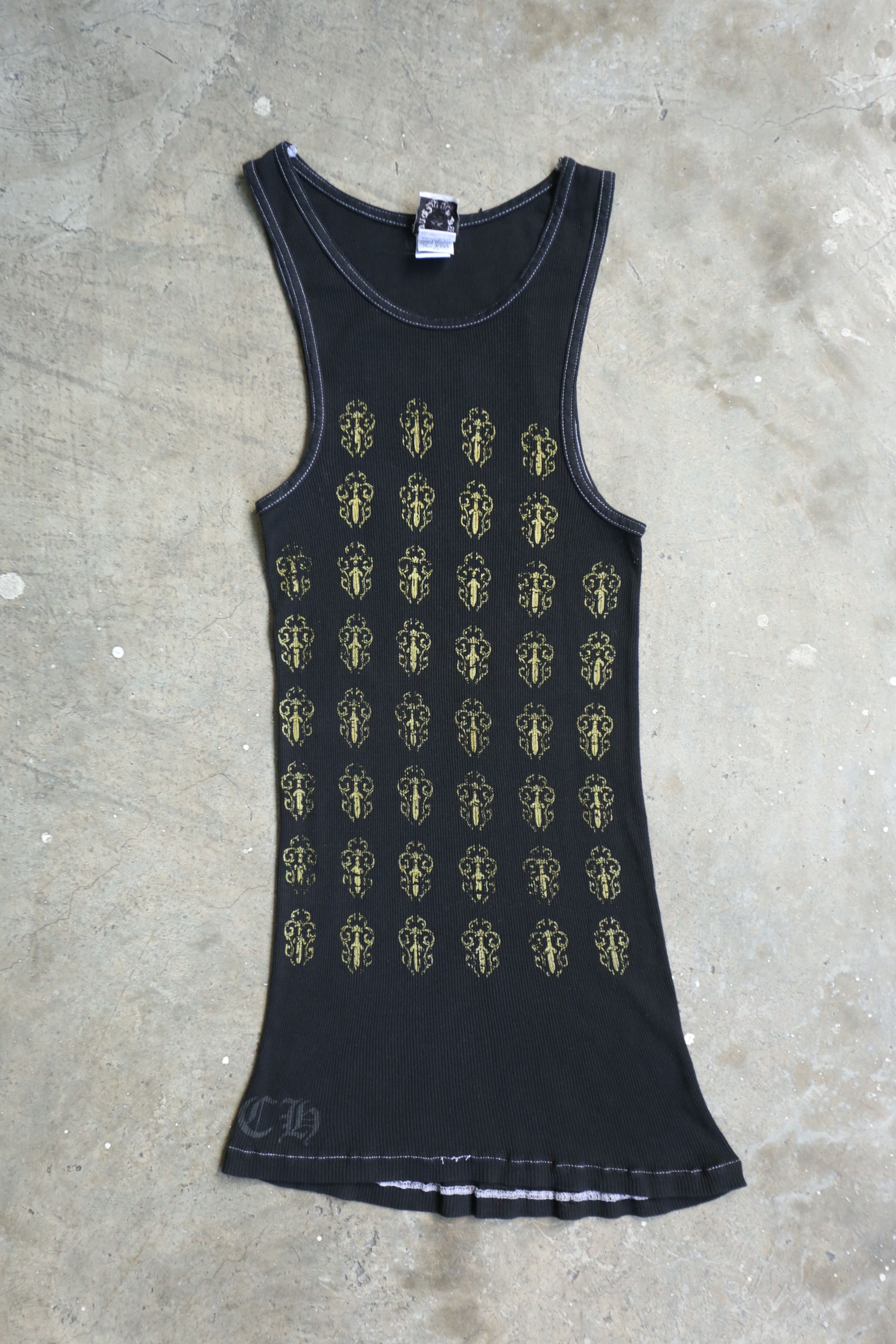 Chrome Hearts × Vintage Vintage Chrome Hearts Black/Yellow Fuck
