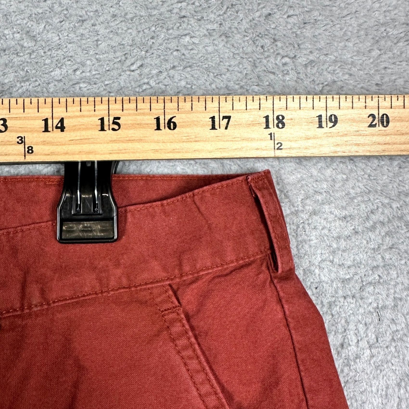 Vintage L.L. Bean Pants Mens 37X34 Rust Orange Chino Khakis Straight Pocket Casual Shirt? Size US 37 - 4 Thumbnail