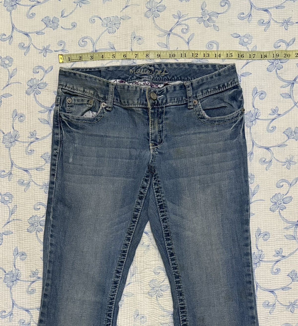 Vintage Maurices Streetwear Jeans Flared Denim Size US 31 - 3 Thumbnail