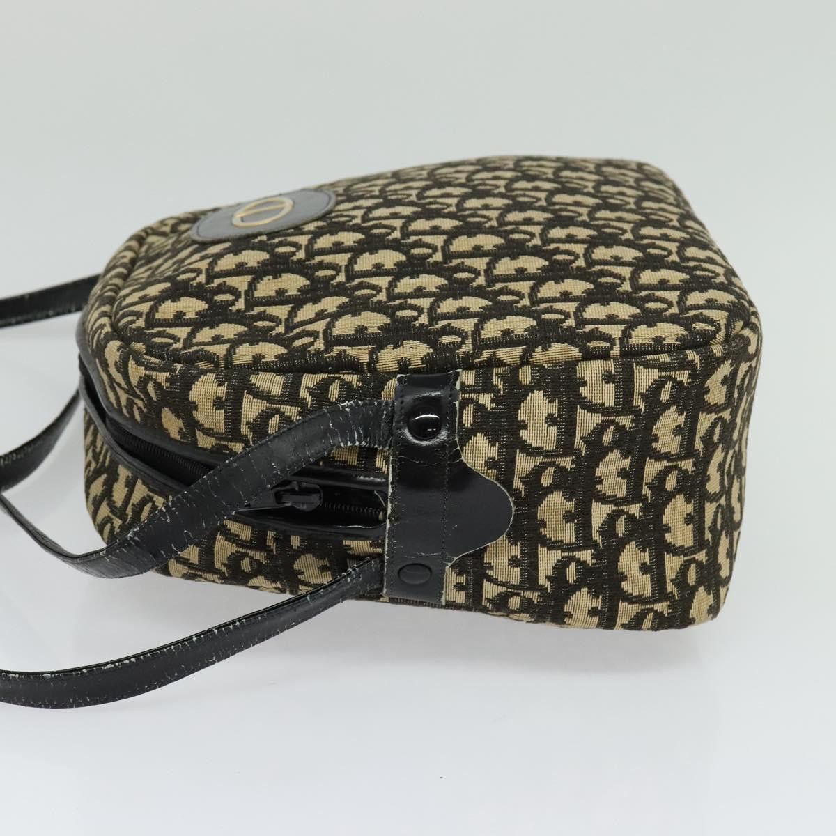 Dior DIOR Trotter Canvas Shoulder Bag Black Size ONE SIZE - 4 Thumbnail