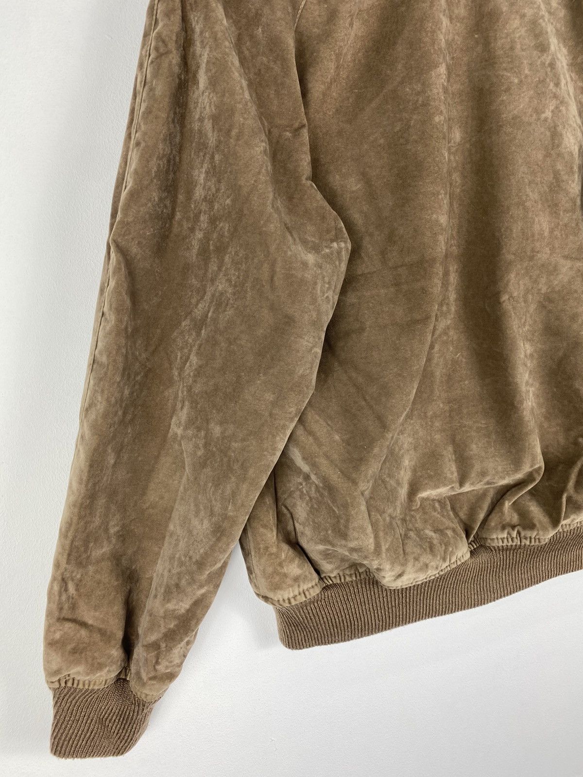 Japanese Brand Vintage 90’s Velvet Bomber Jacket by Fail Mont Size US M / EU 48-50 / 2 - 6 Thumbnail