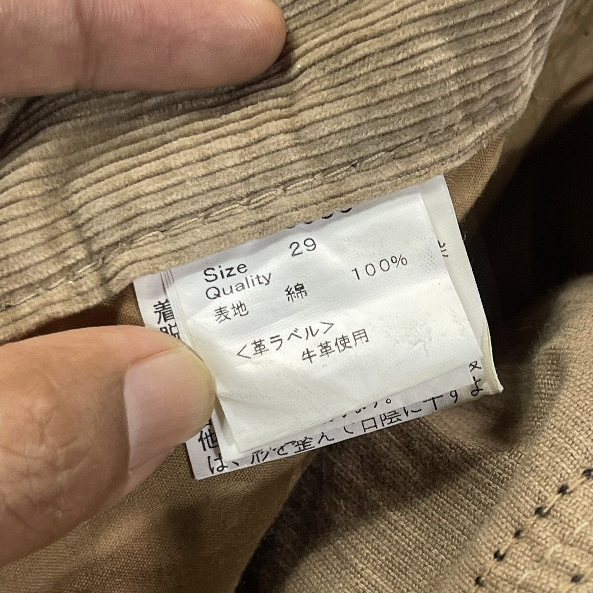 GOSTAR DE FUGA Xfrm Claw Mark Raw Motif Corduroy Pant Size US 29 - 14 Thumbnail