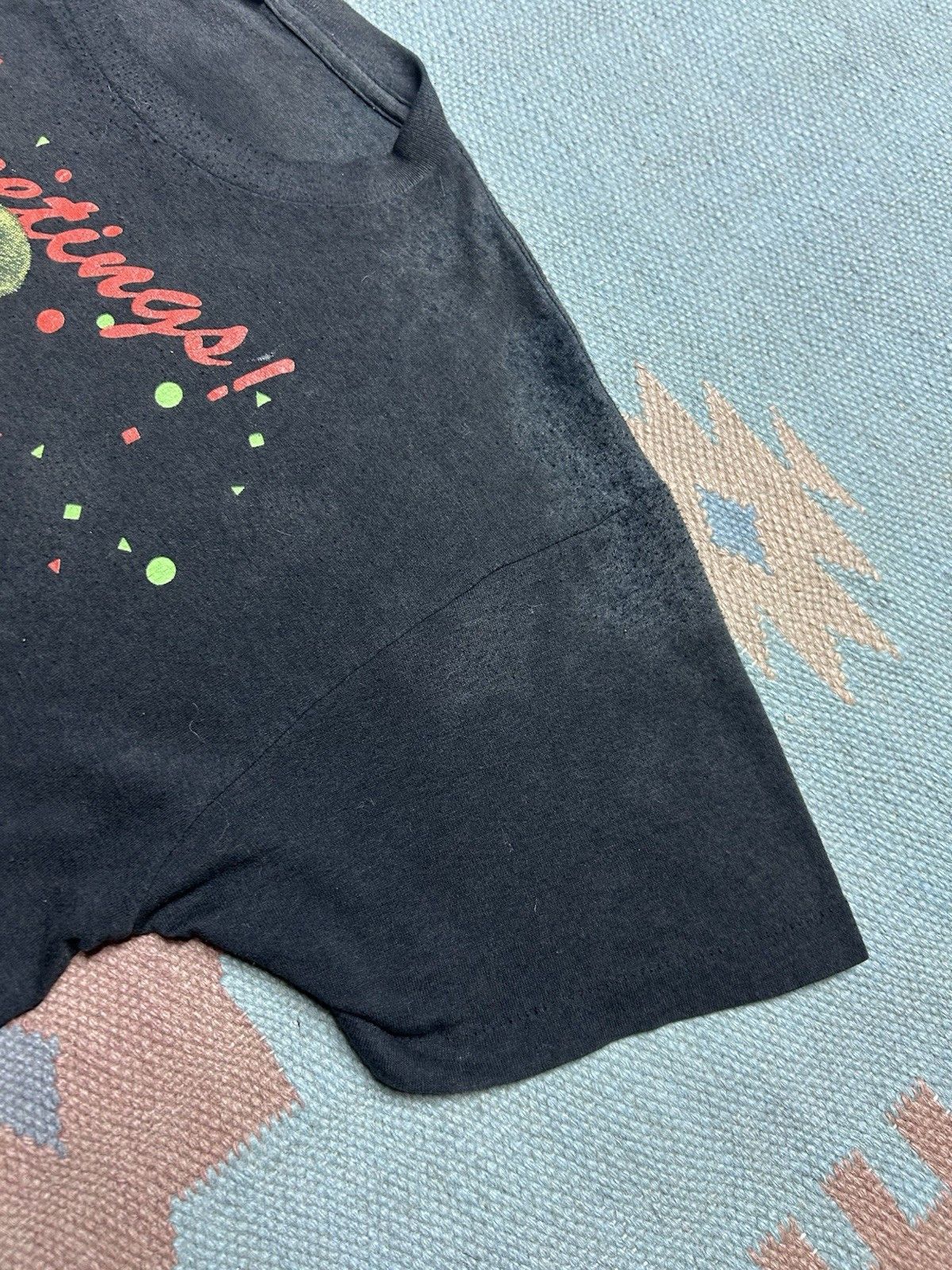 Vintage 90s t shirt Ted nugent seasons greetings Christmas Santa L Size US L / EU 52-54 / 3 - 4 Thumbnail