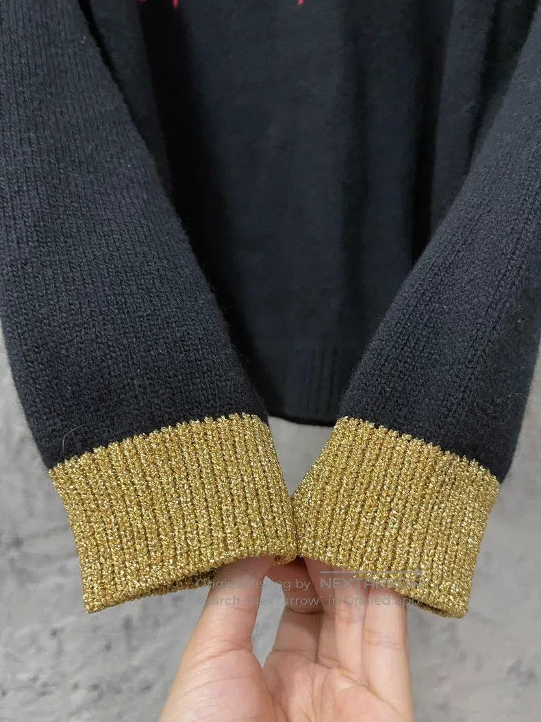 Gucci Gucci Black gold sweater Size US M / EU 48-50 / 2 - 5 Thumbnail
