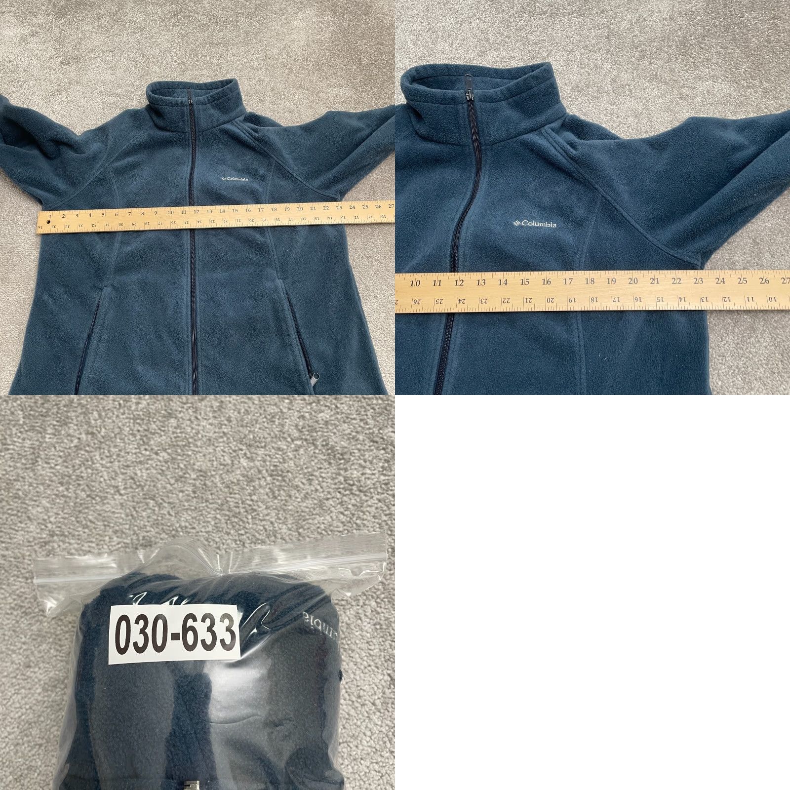 Vintage Columbia Benton Springs Fleece Jacket Womens 1X Blue Full Zip Outdoor Hiking Jacket Size XL / US 12-14 / IT 48-50 - 9 Thumbnail