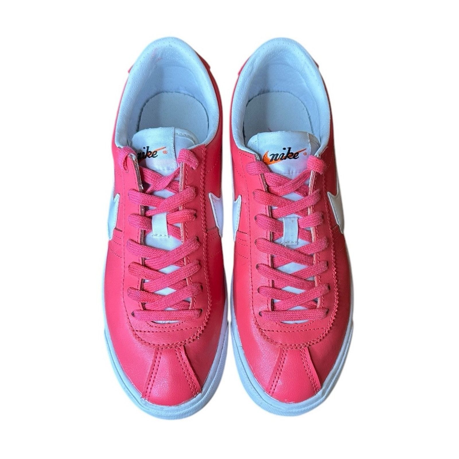 Nike Nike Bruin Lite Sneakers Athletic Shoes 7 Pink White Leather Size US 7 / IT 37 - 7 Thumbnail